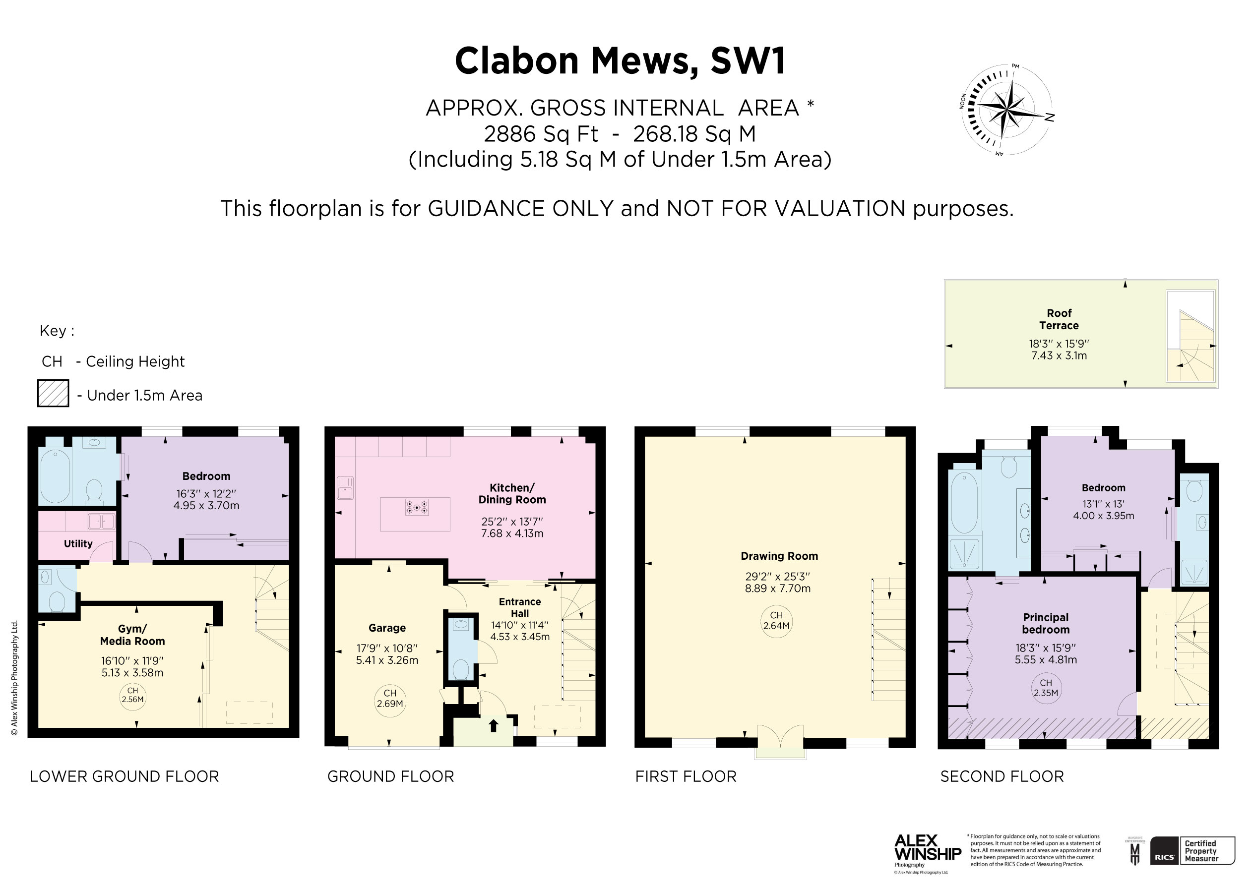 61, Clabon Mews, London floorplan