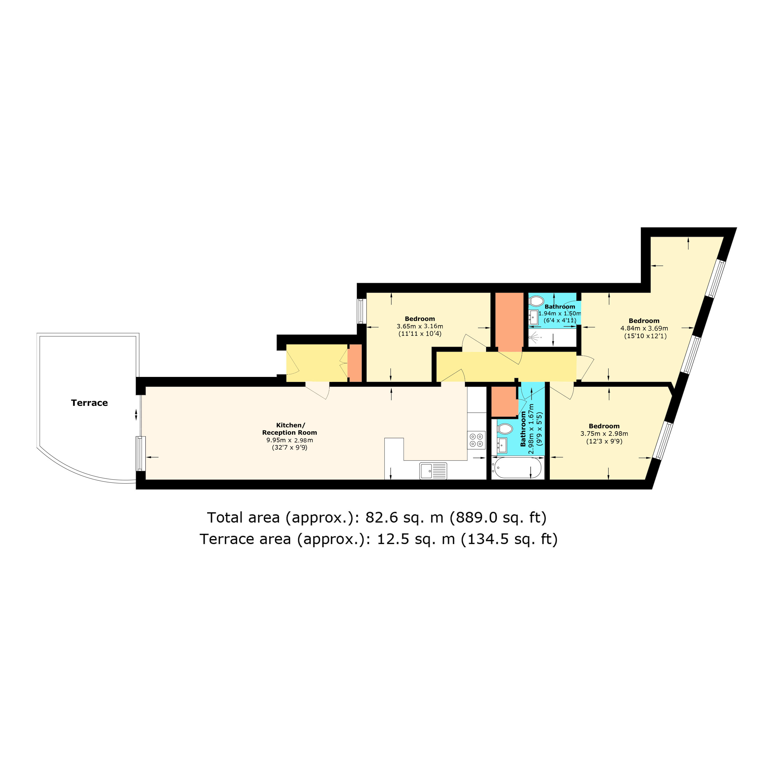Muswell Hill Broadway, London floorplan