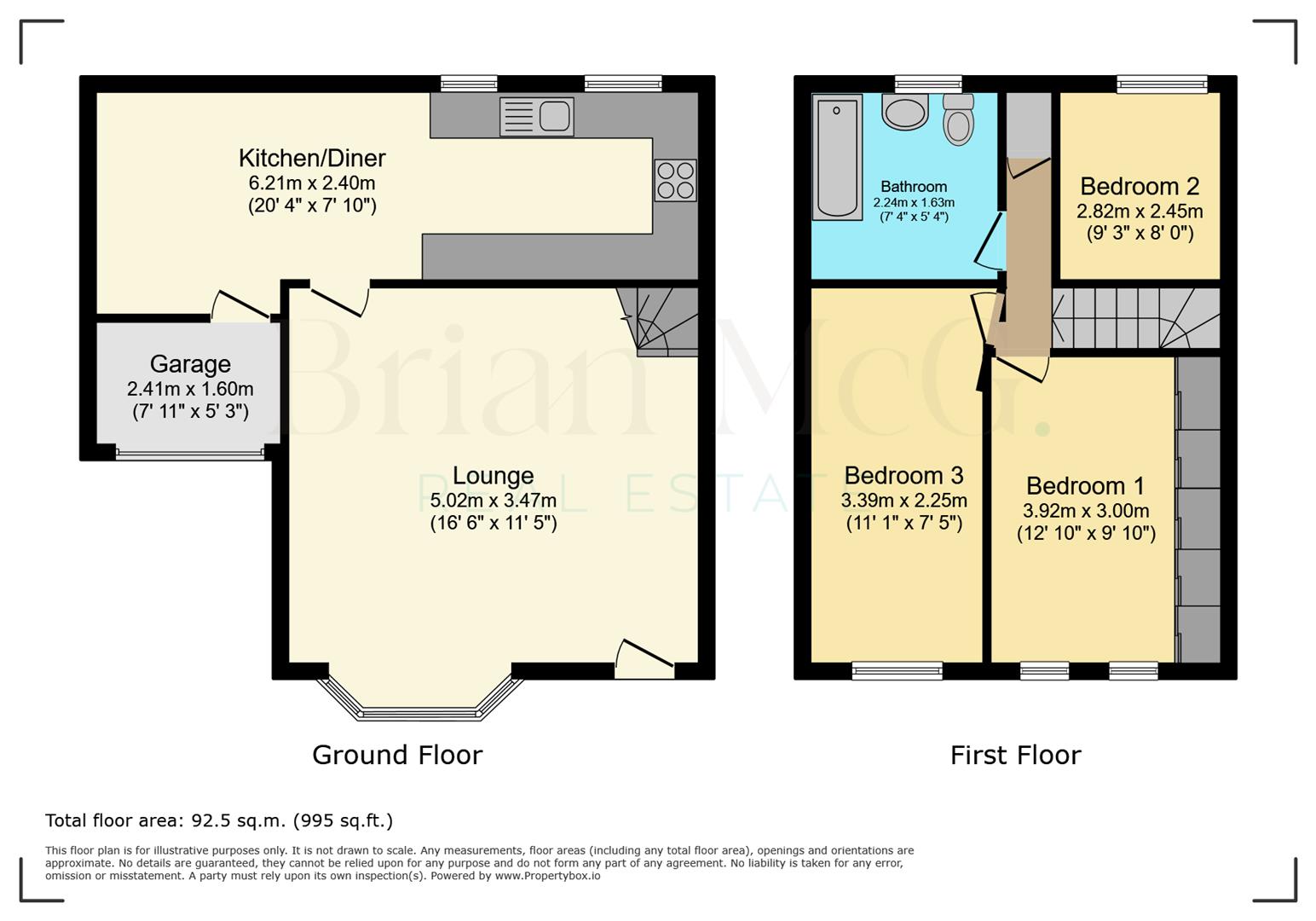 6, Dunn Close, Northampton floorplan