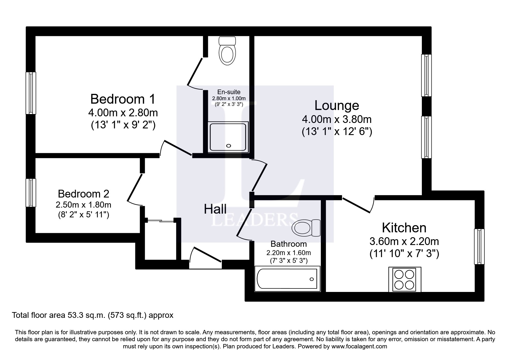 2, Tollgate Court, Dunstable floorplan