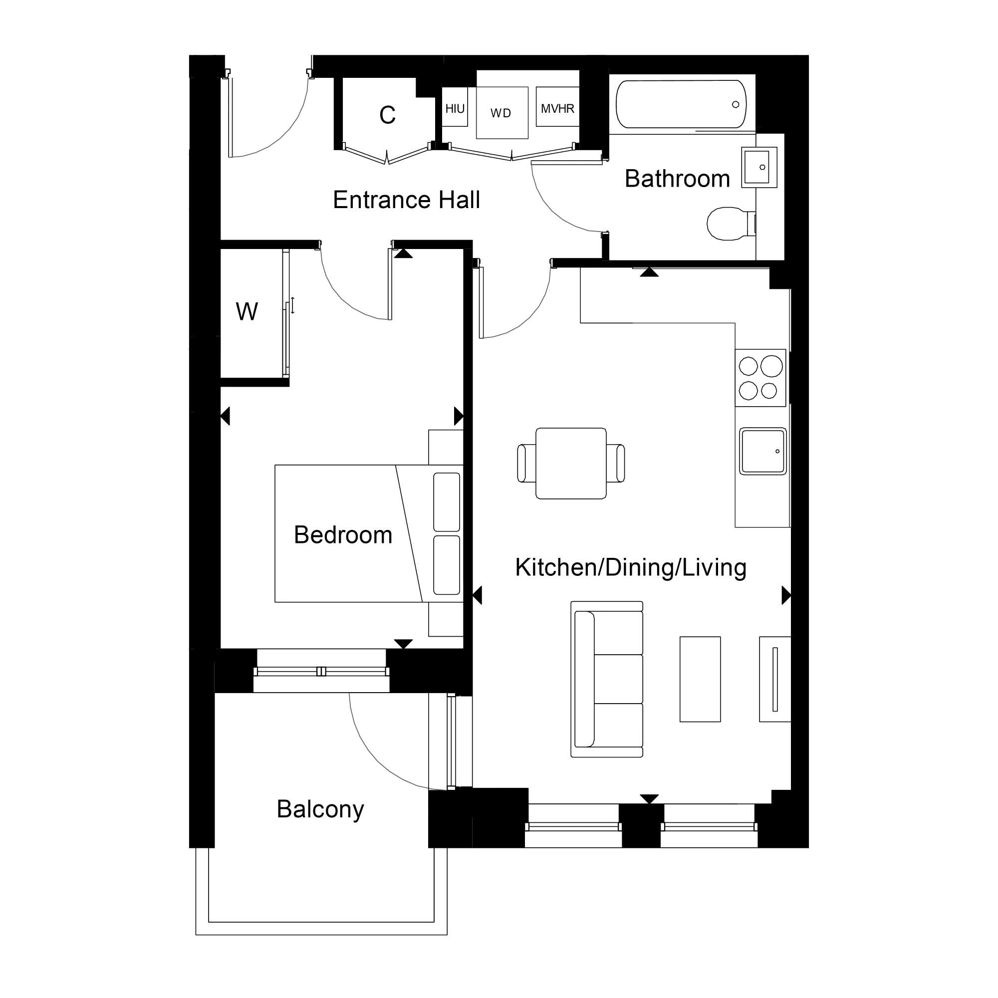 Pegler Square, London floorplan