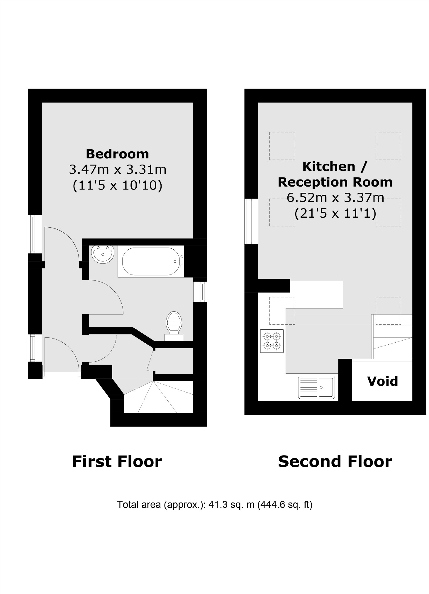 171D, Lavender Hill, London floorplan
