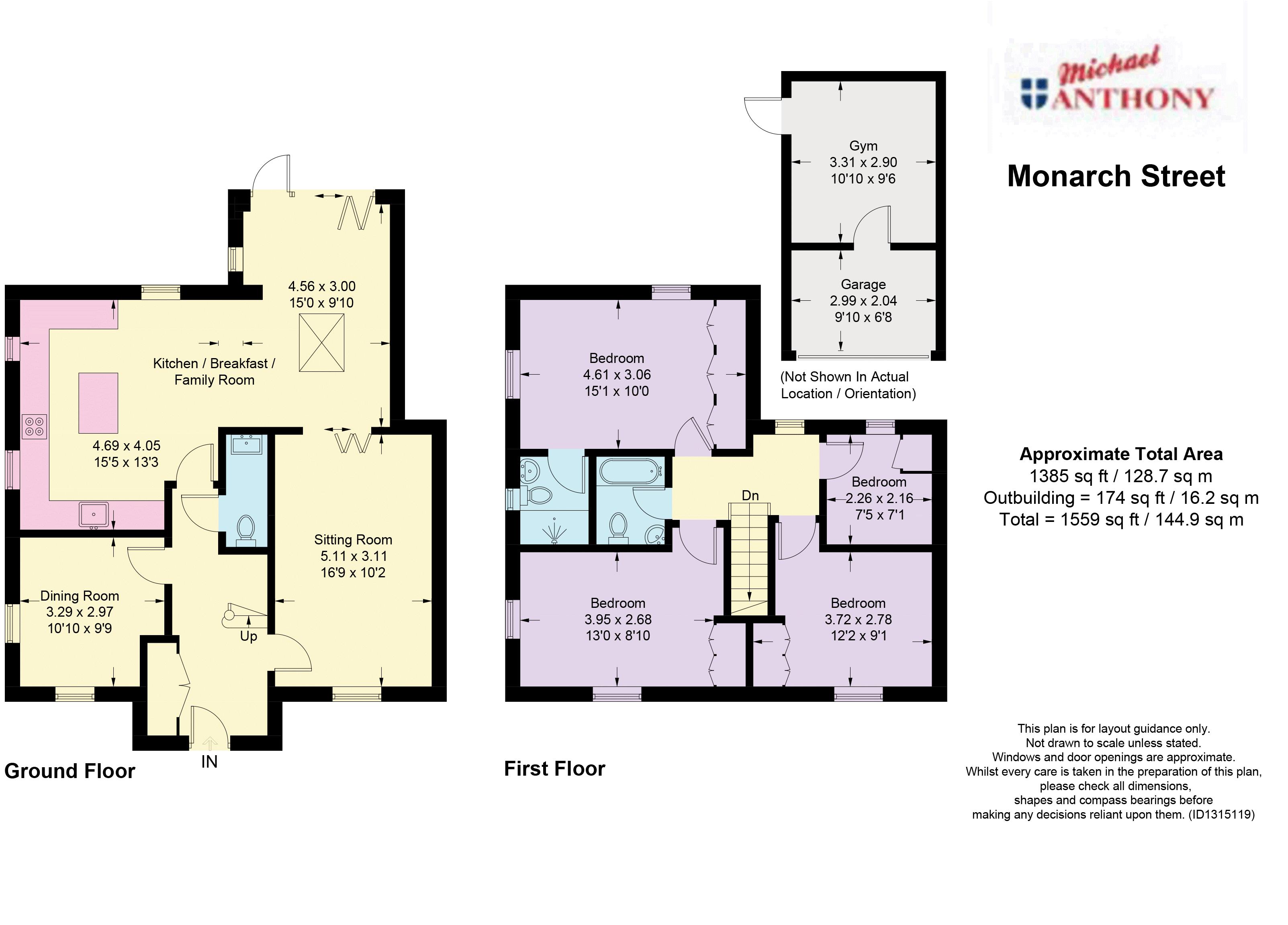31, Monarch Street, Hemel Hempstead floorplan
