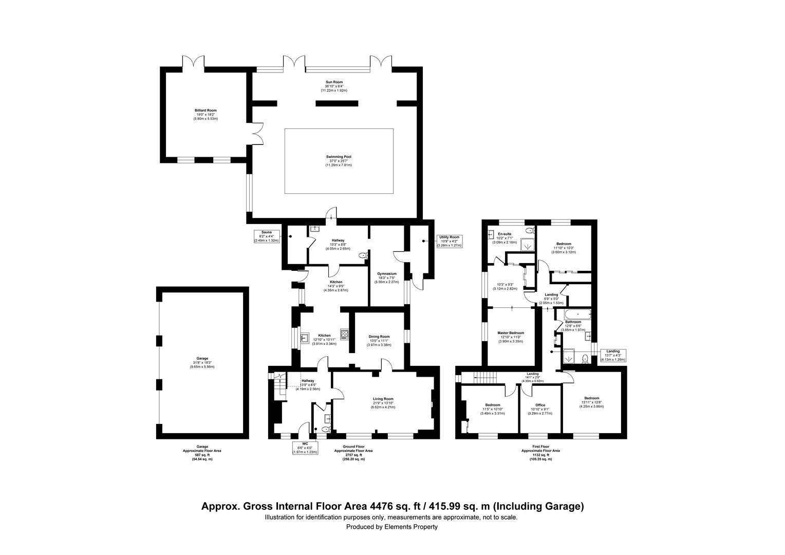 3 The Cottages, Lynn Lane, Lichfield floorplan