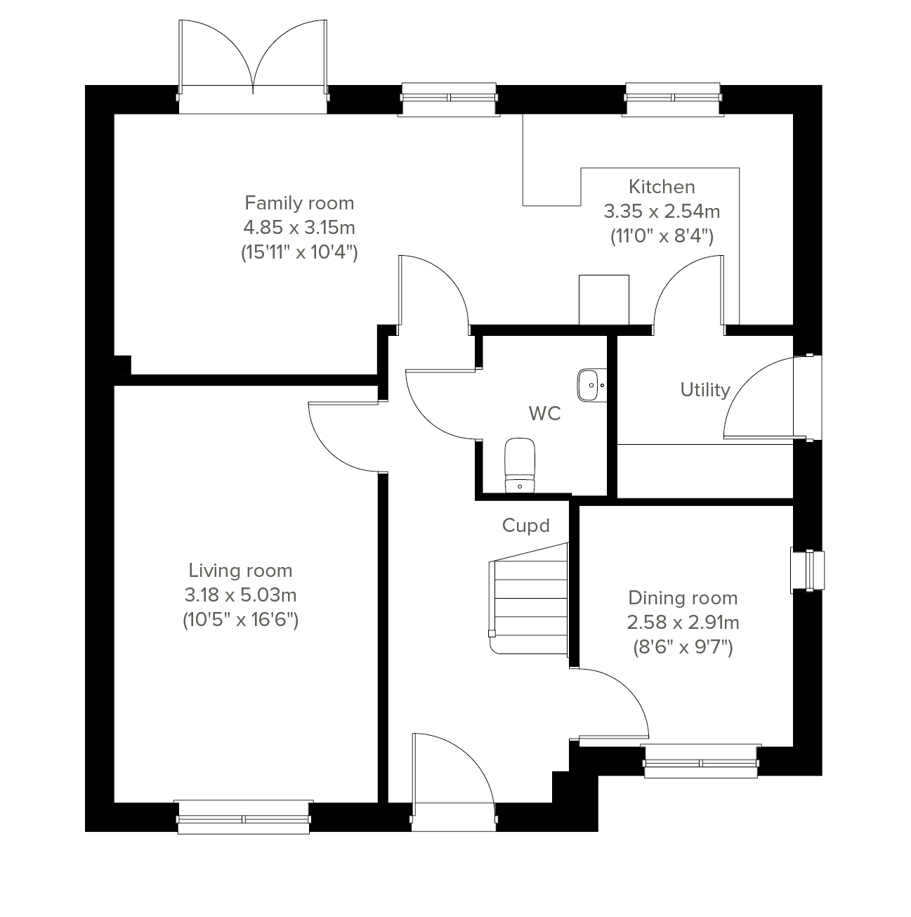 117, Branshill Road, Sauchie, Alloa floorplan