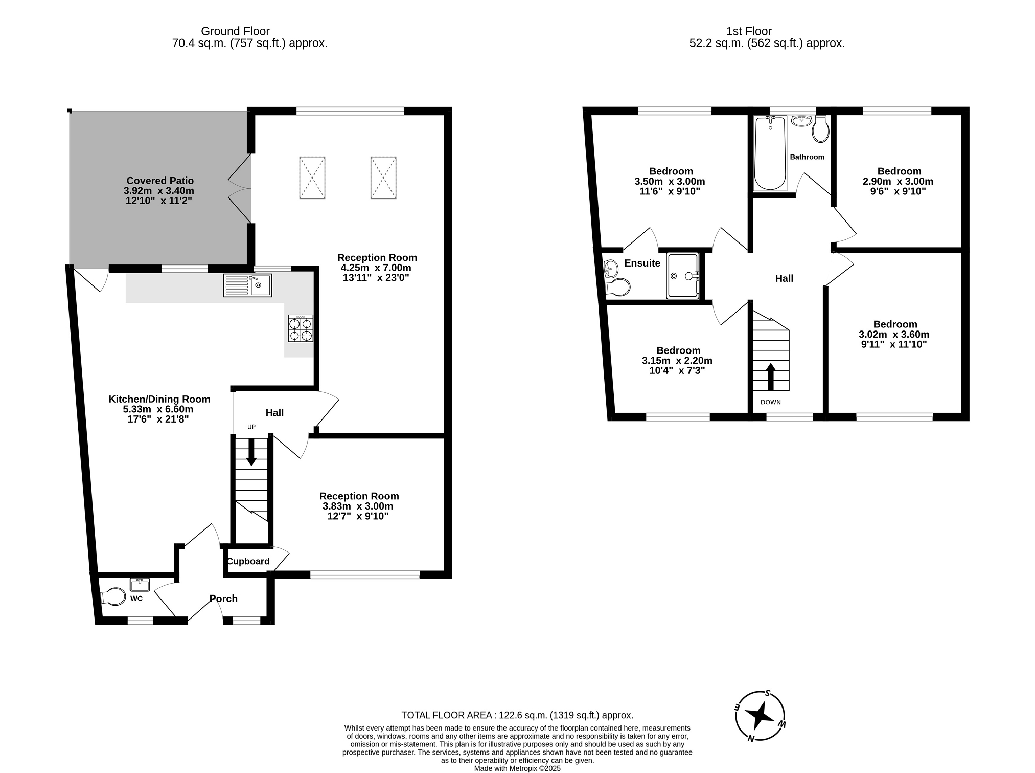 9, Marston Avenue, Chessington floorplan