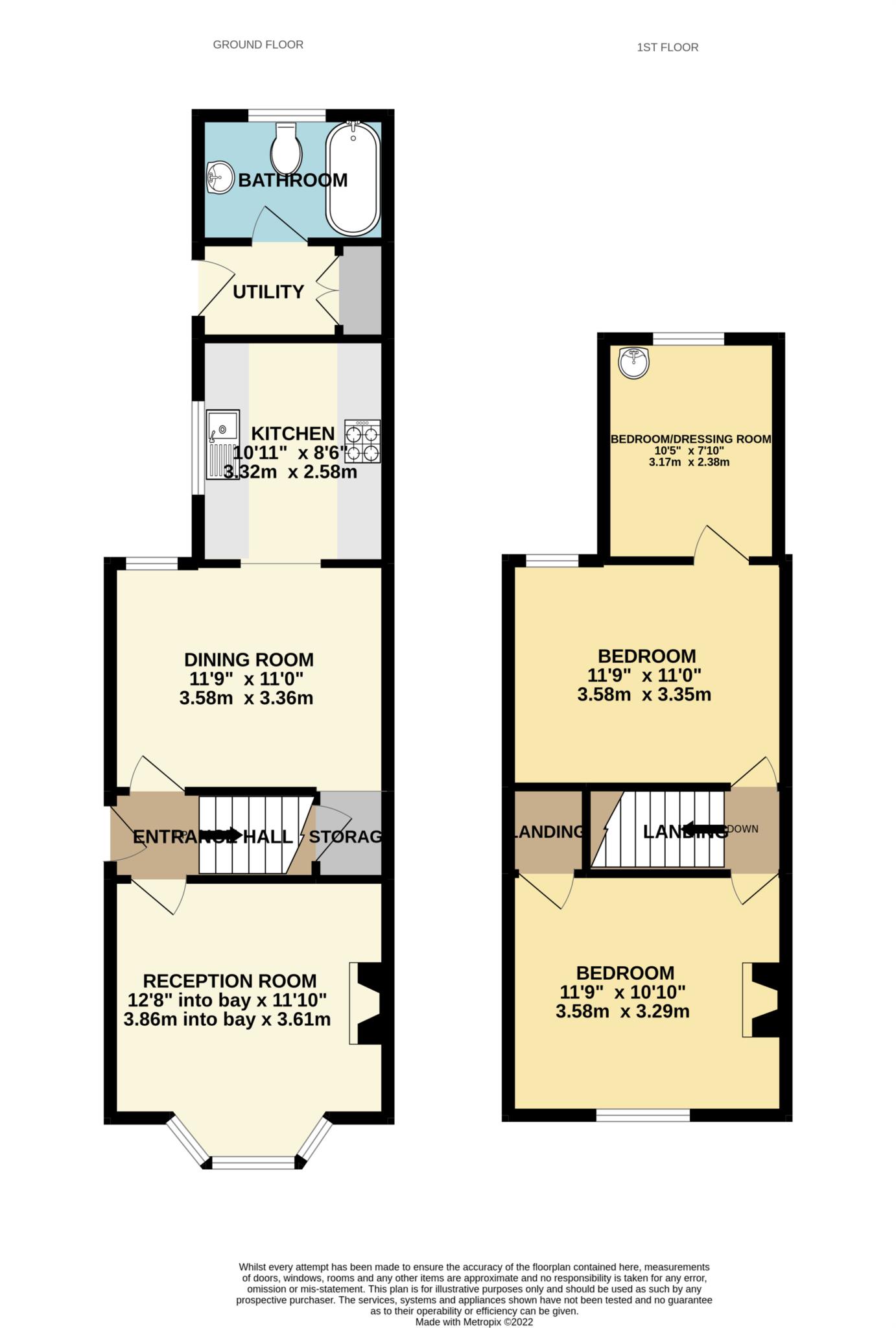 42, Elm Road, New Malden floorplan