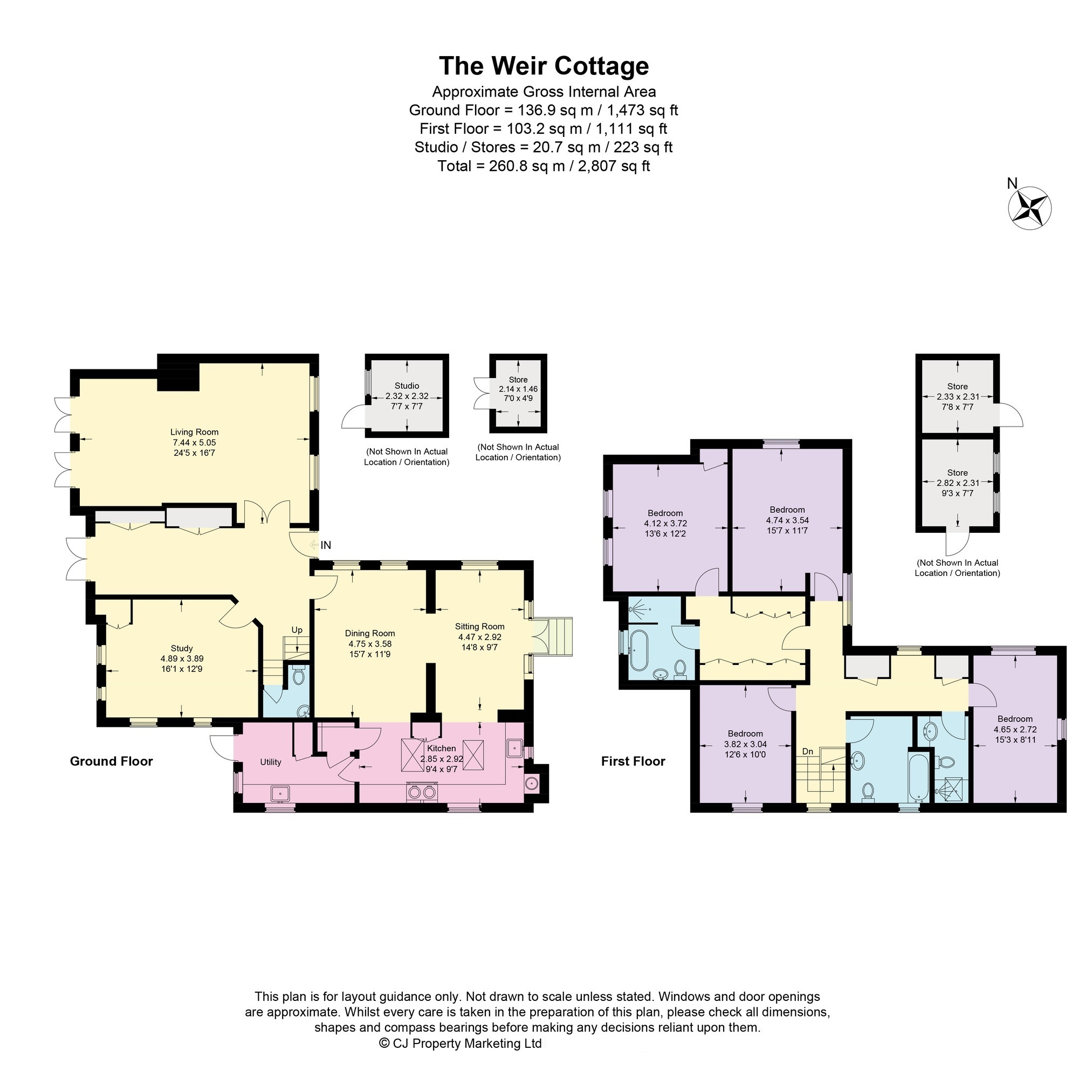 The Weir Cottage,, Court Road, Berkshire floorplan