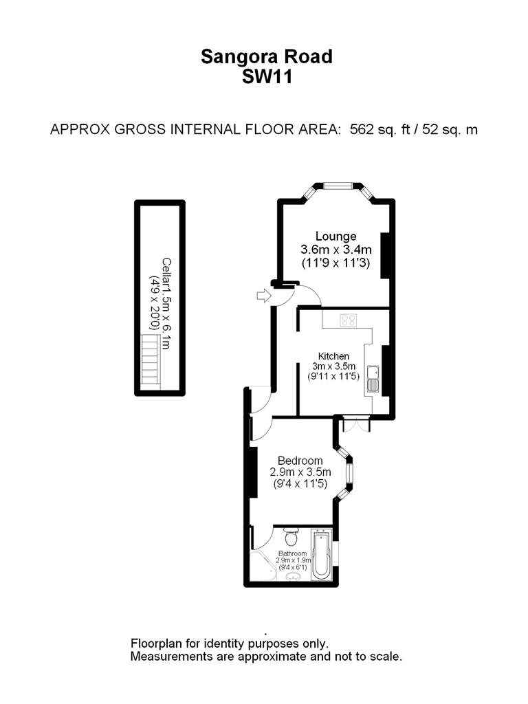 1 Bedrooms Flat to rent in Sangora Road, London SW11