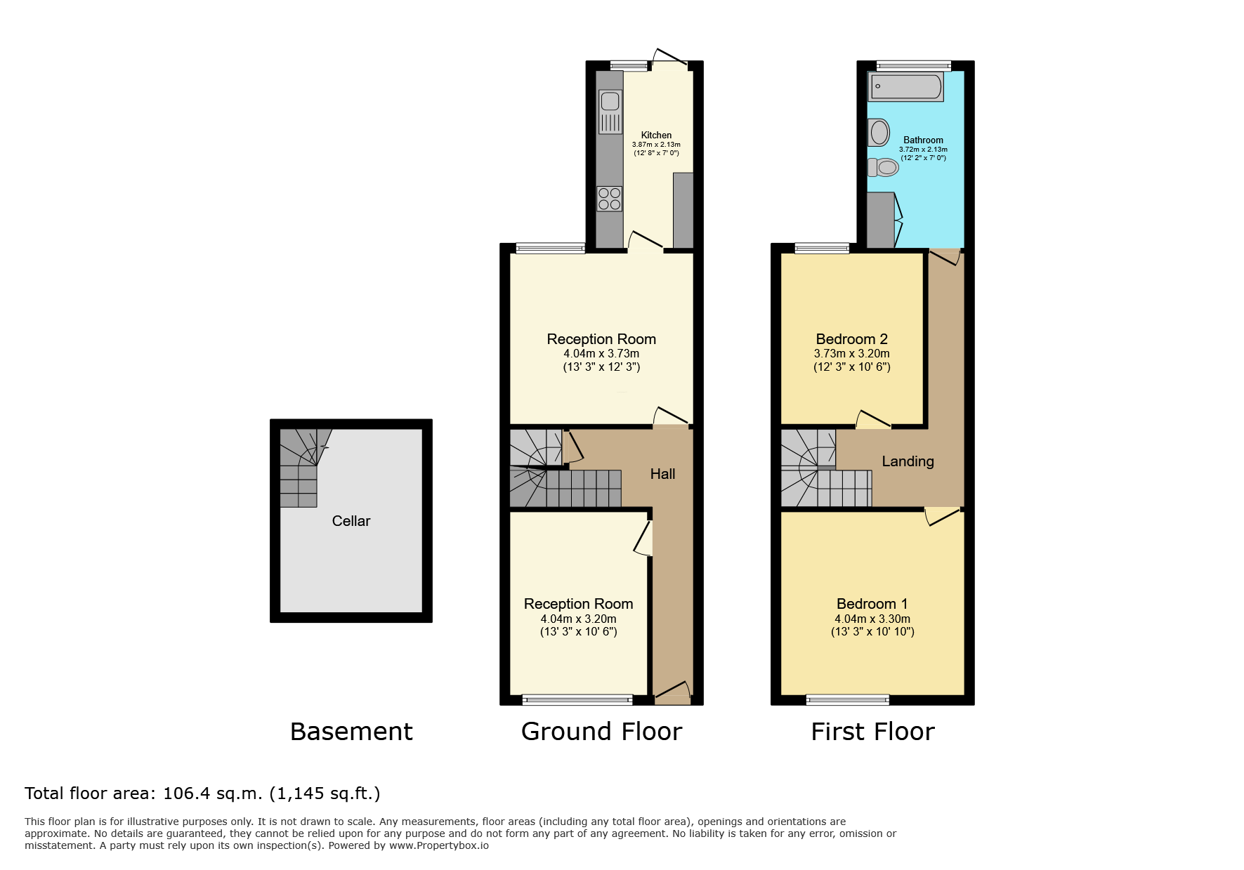 168 Milligan Road, Leicester floorplan