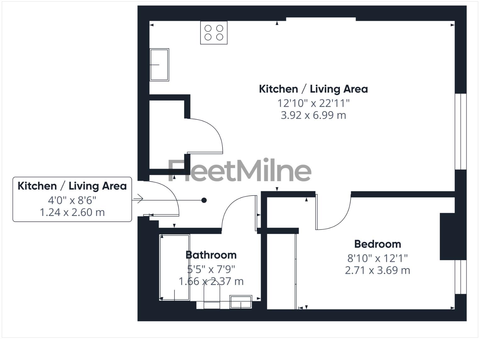 413, Armouries, Birmingham floorplan