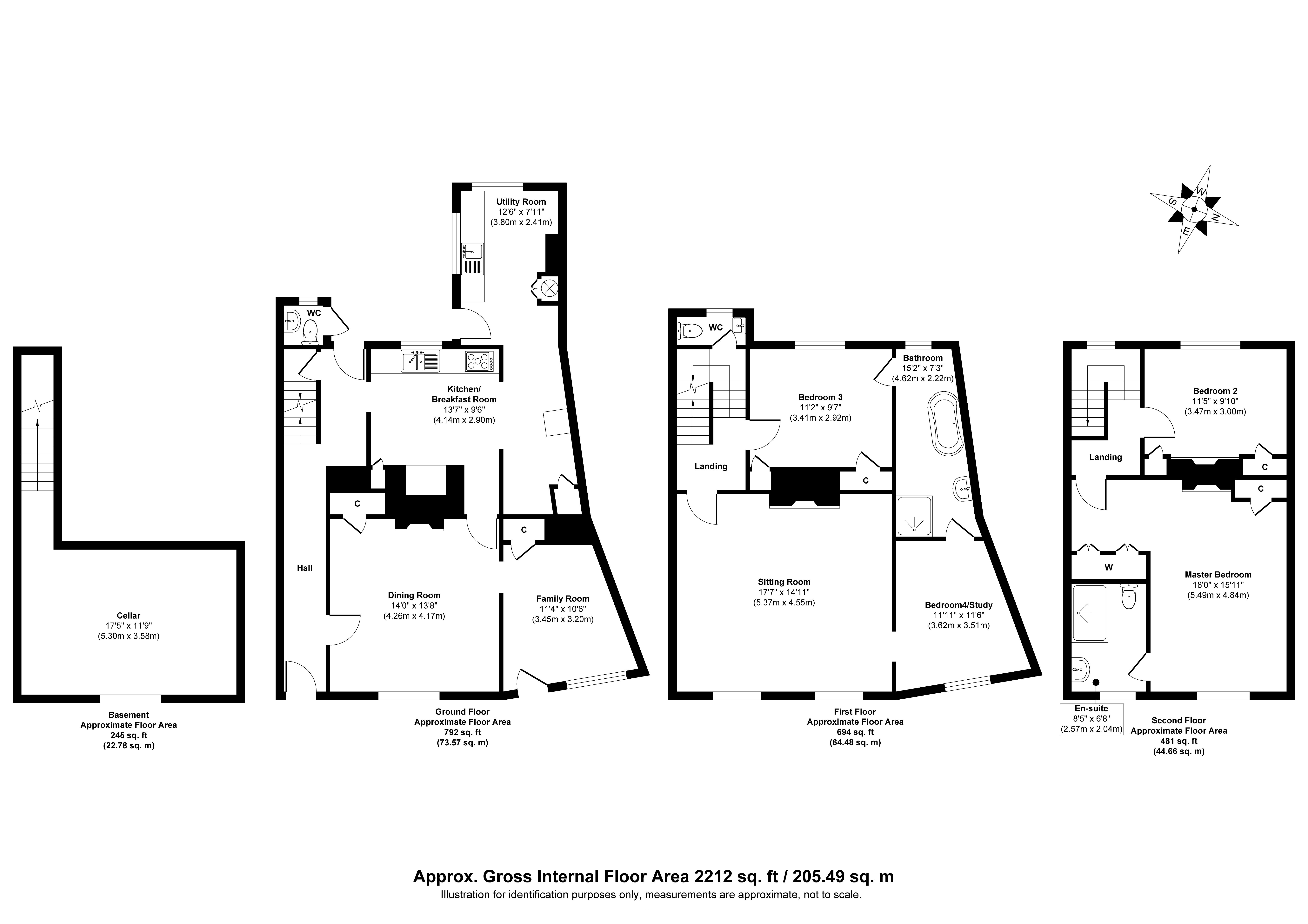 Oaten House - 32 and 32a Dover Street, Canterbury floorplan