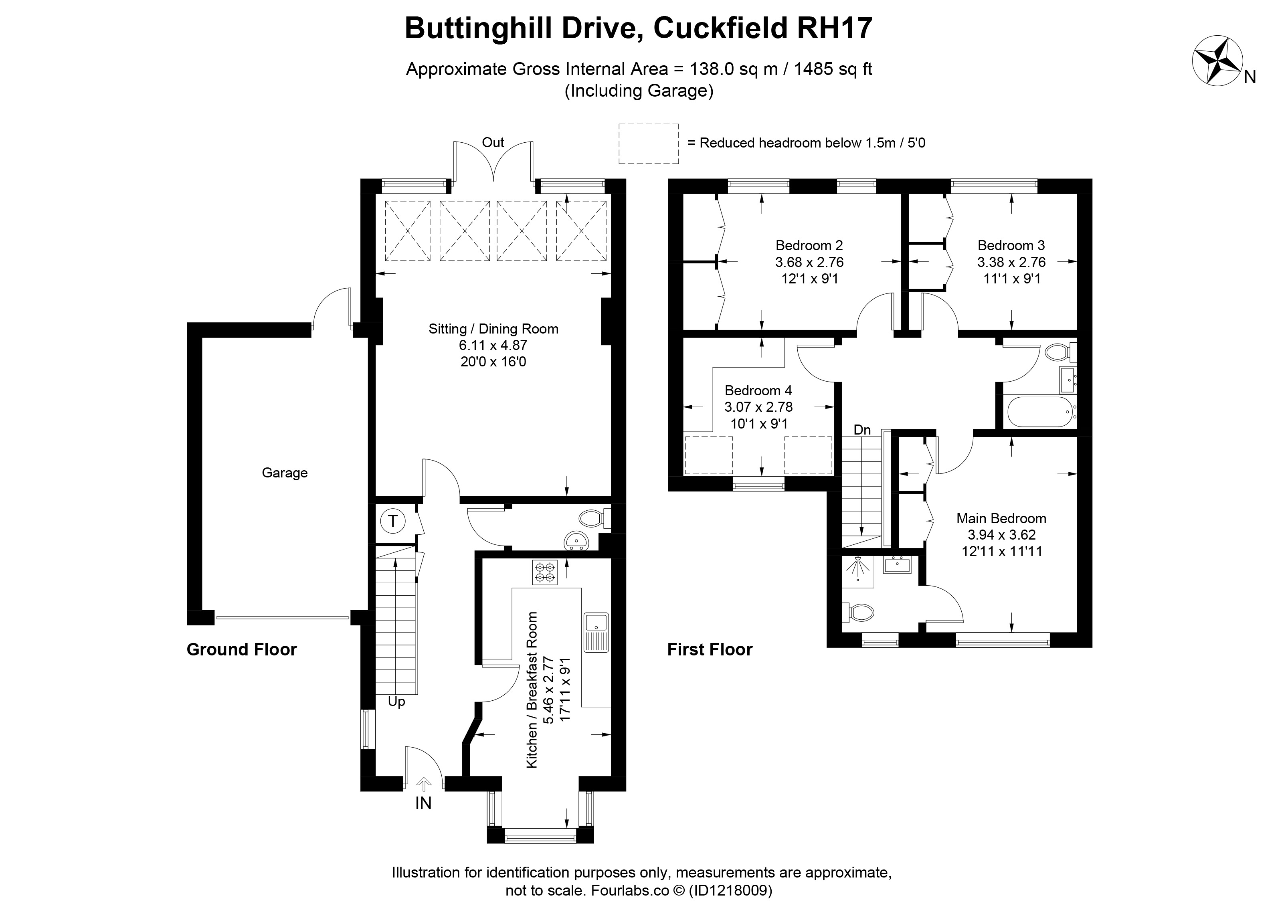 17, Buttinghill Drive, West Sussex floorplan