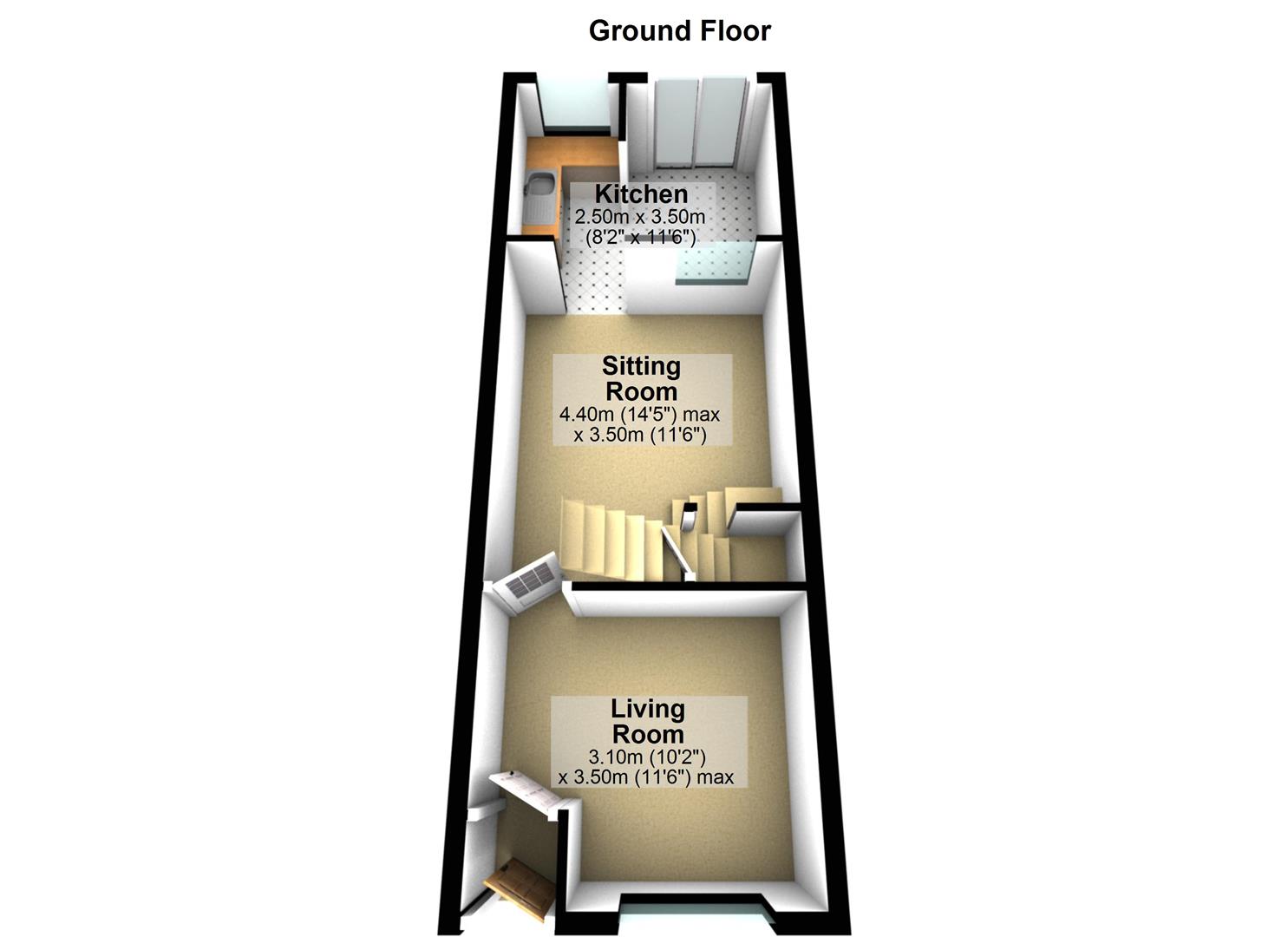 70, Cornwall Street, Chester floorplan