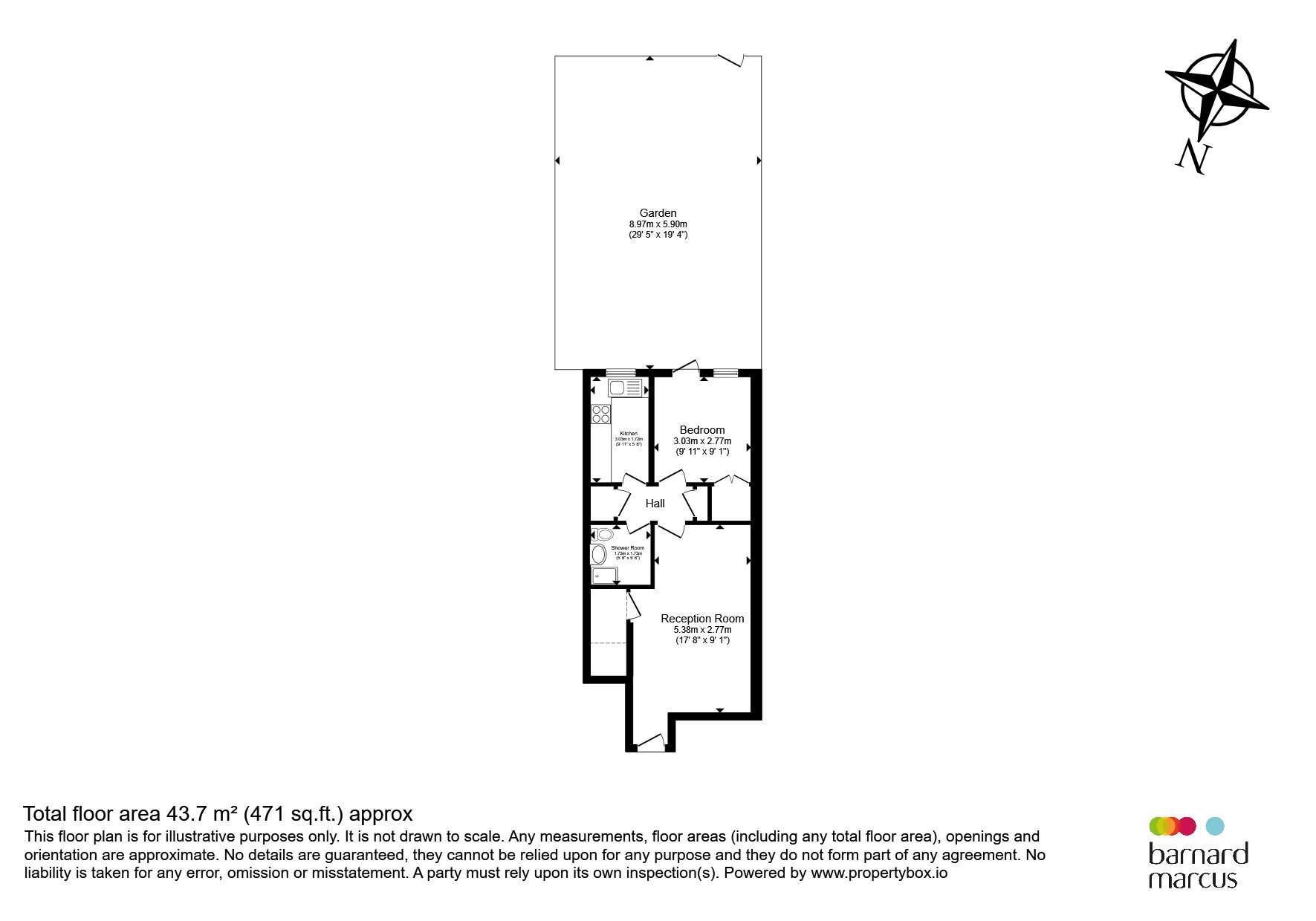 1, Godwin Close, Epsom floorplan