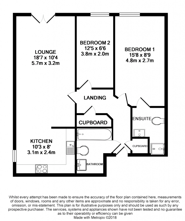 2 Bedrooms Flat for sale in Cardinal House, Farnborough GU14