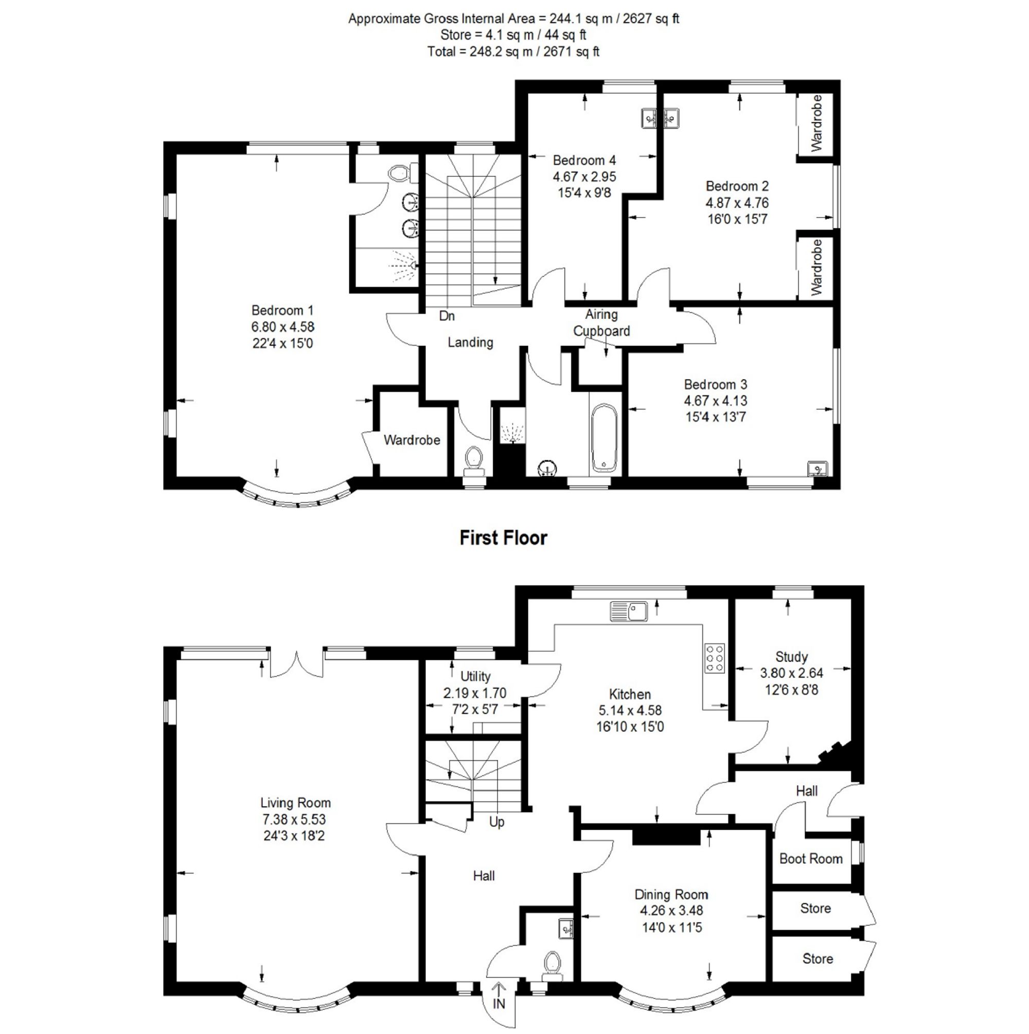 Arcadian Heights, Babbacombe Road, Torquay floorplan