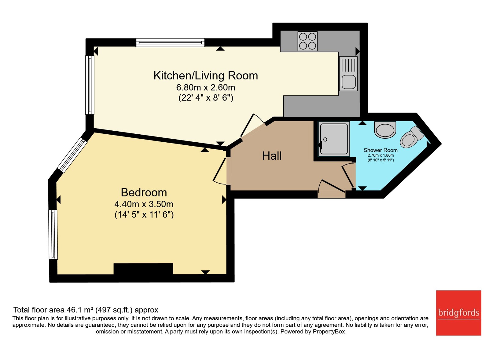 Flat 3, 53A,, Stamford New Road, Greater Manchester floorplan