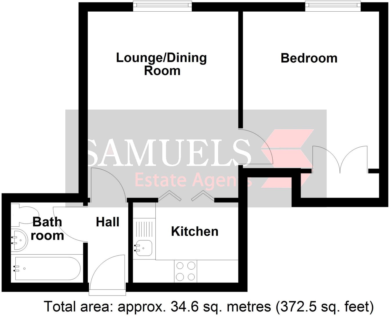 Flat 4, Shaul House, Alpha Street, Exeter floorplan