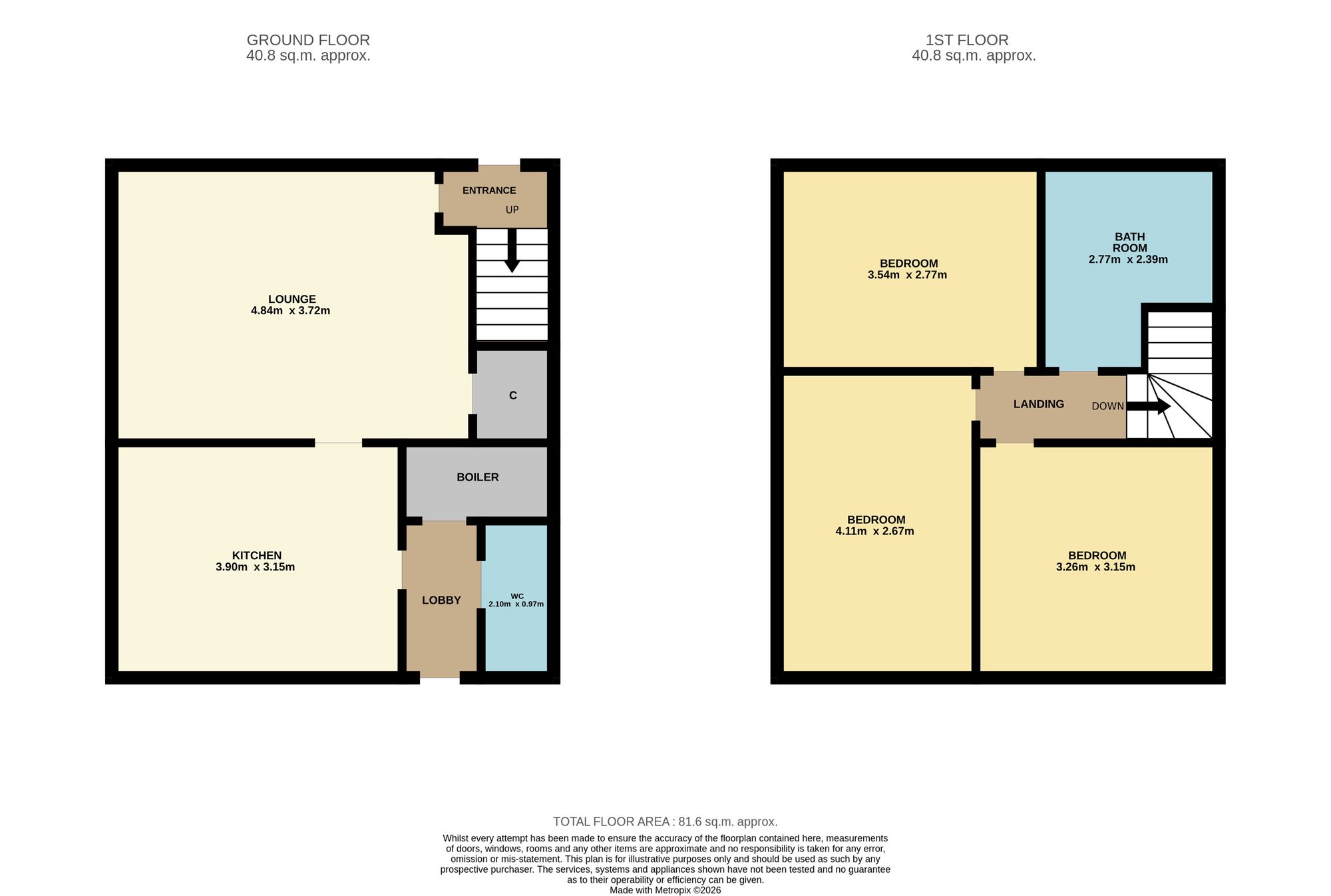 34, Pitkerro Drive, Dundee, DD4 floorplan