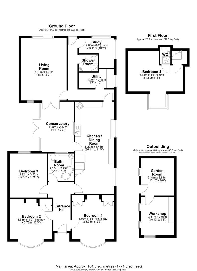 Dunmovin, Newmarket Road, Cambridge floorplan