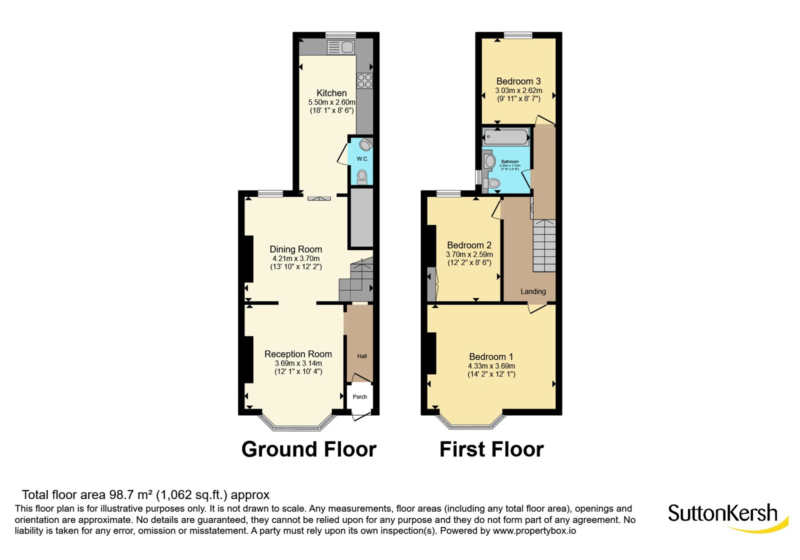 257, Lower Breck Road, Merseyside floorplan