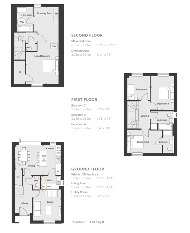 The Southland, Plot 88, Thames View, Swindon floorplan