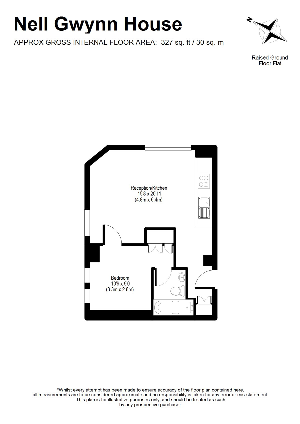 Flat 22,, Nell Gwynn House, London floorplan