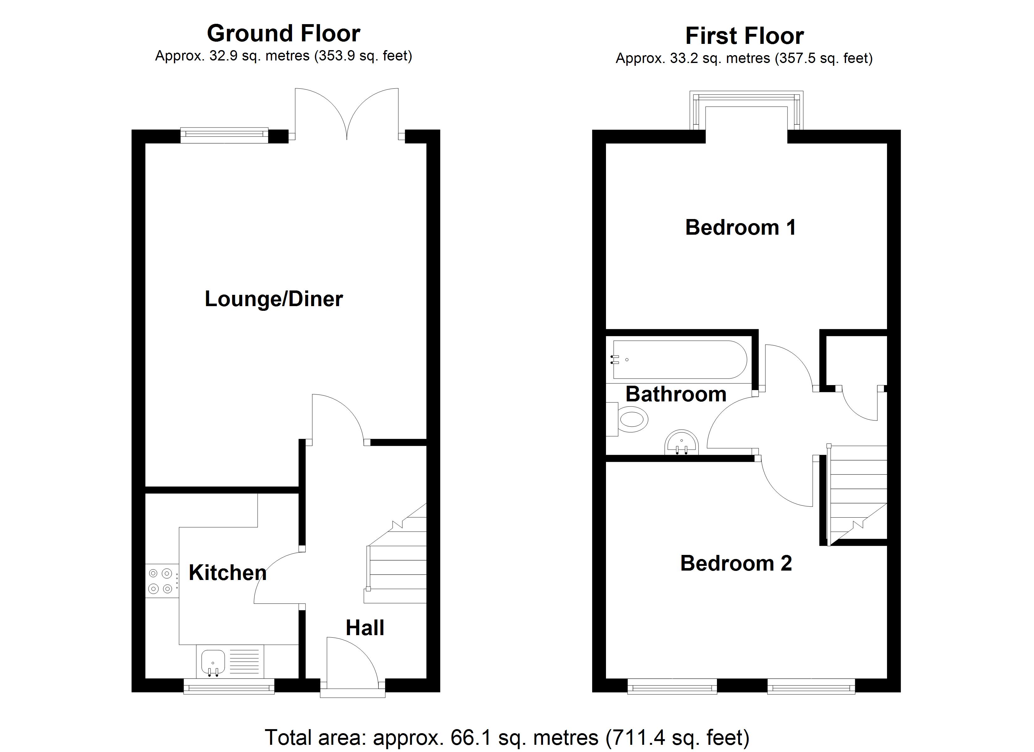 14, Elmgarth, Lincolnshire floorplan