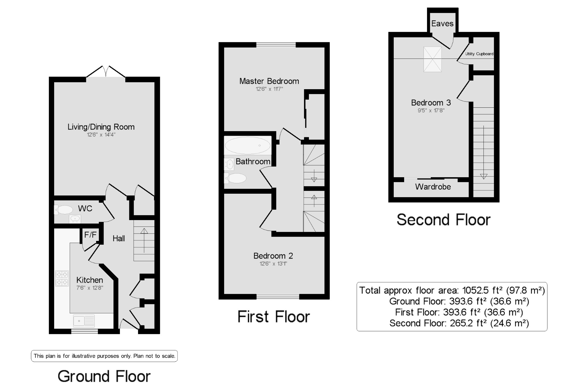 3 Bedrooms Terraced house for sale in Byfleet, Surrey KT14