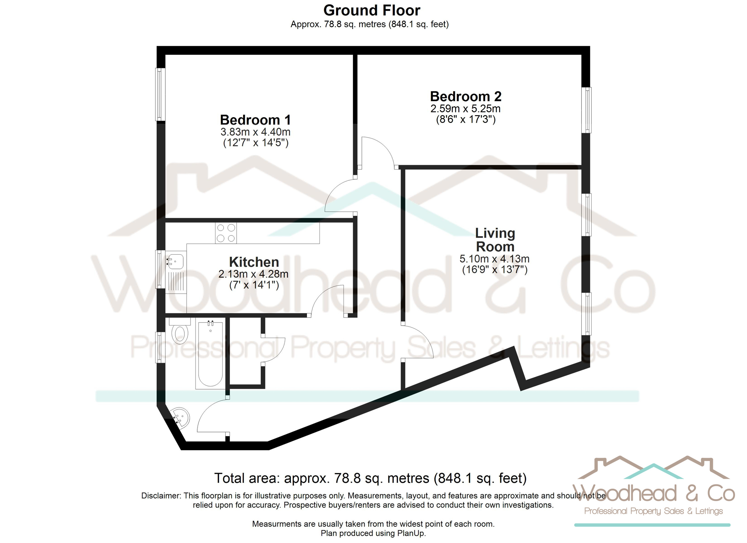 52 Rectory Road, Rushden floorplan