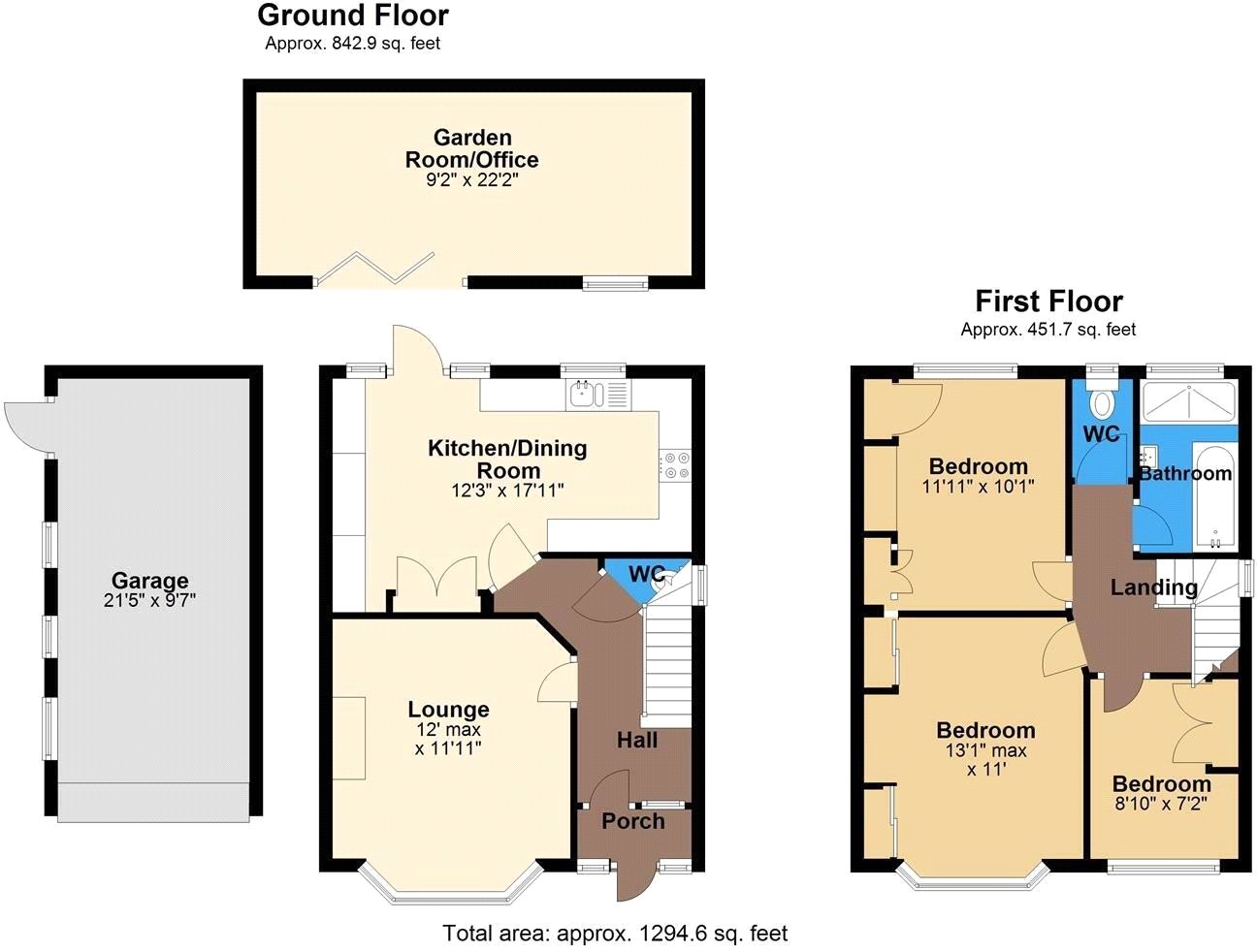 121, Shenley Lane, St. Albans floorplan
