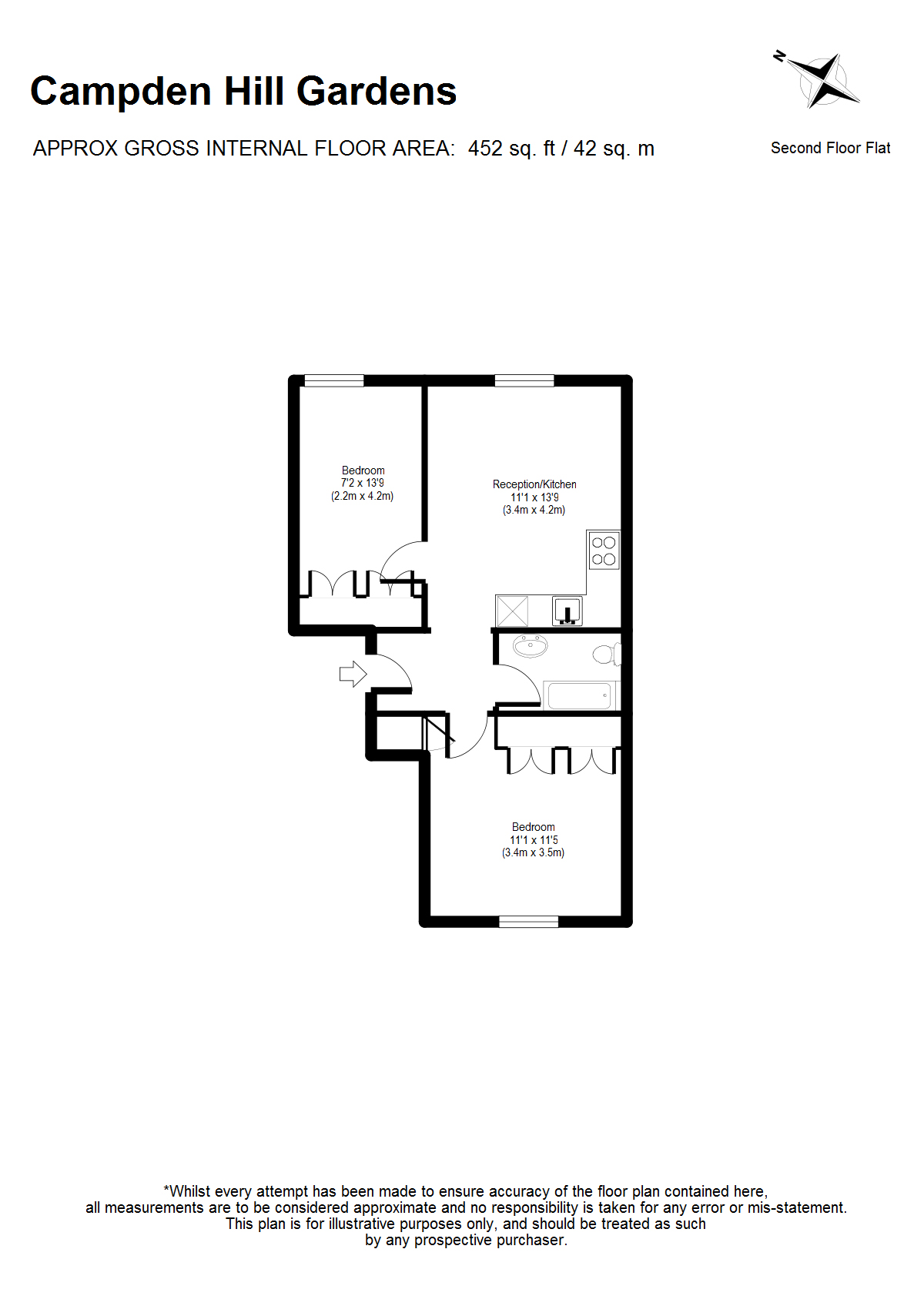 2 Bedrooms Flat to rent in Campden Hill Gardens, London W8