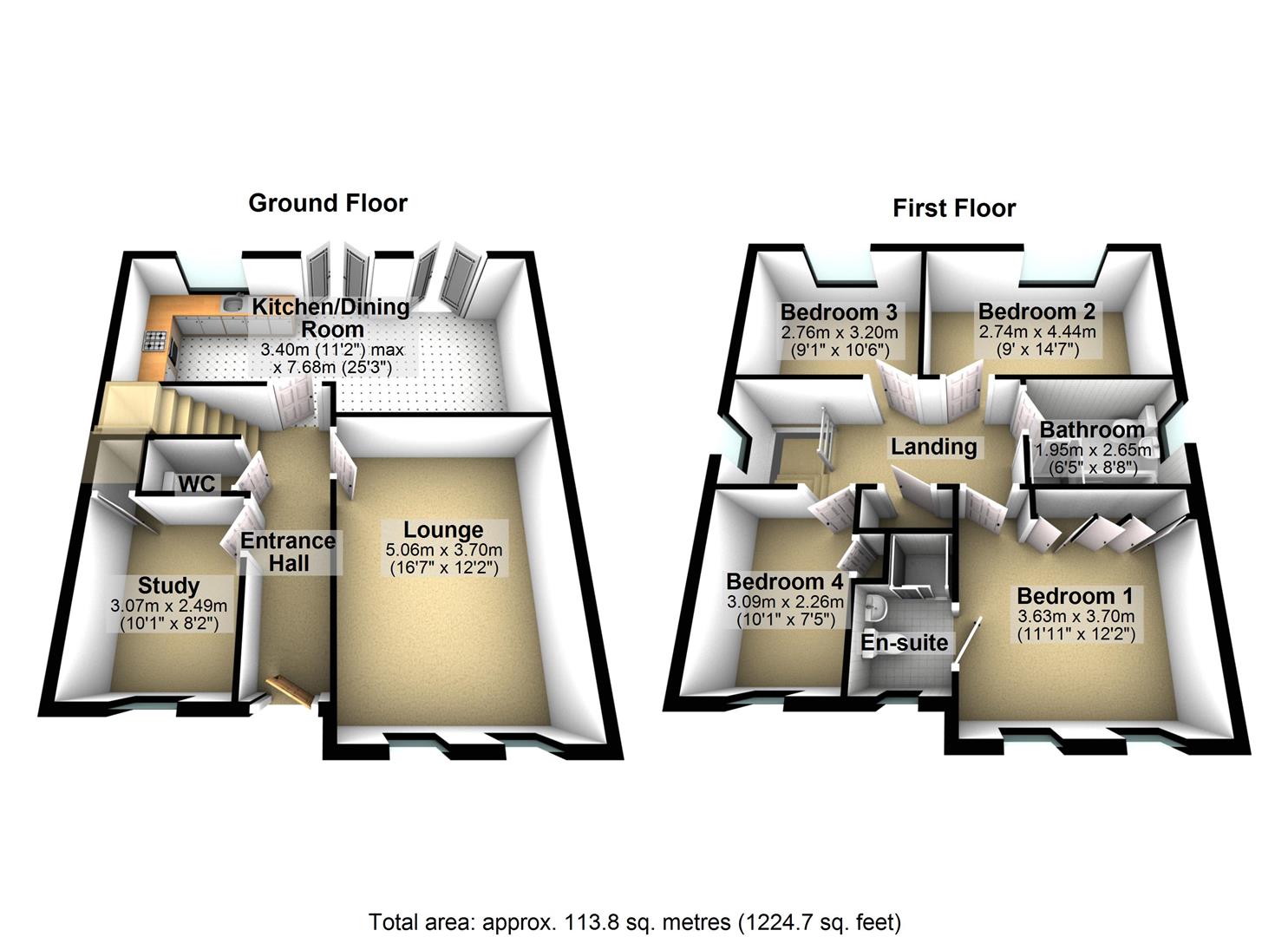 1, Birch Close, Leeds floorplan