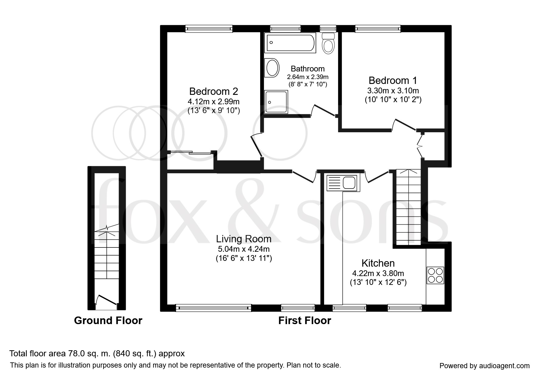 2 Bedrooms Flat for sale in Sherbourne Close, Hove BN3