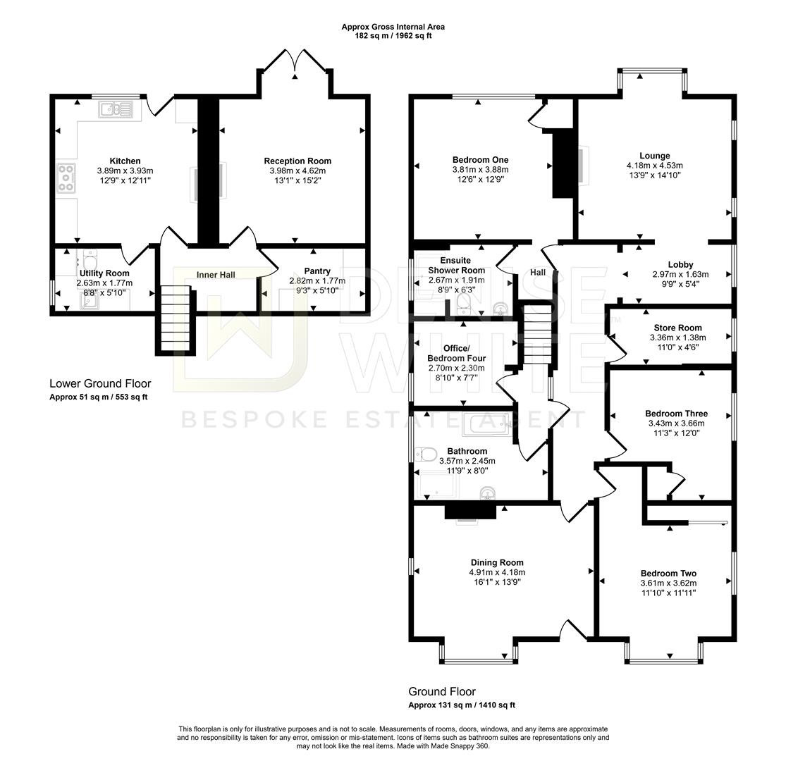 Whitegates, Congleton floorplan