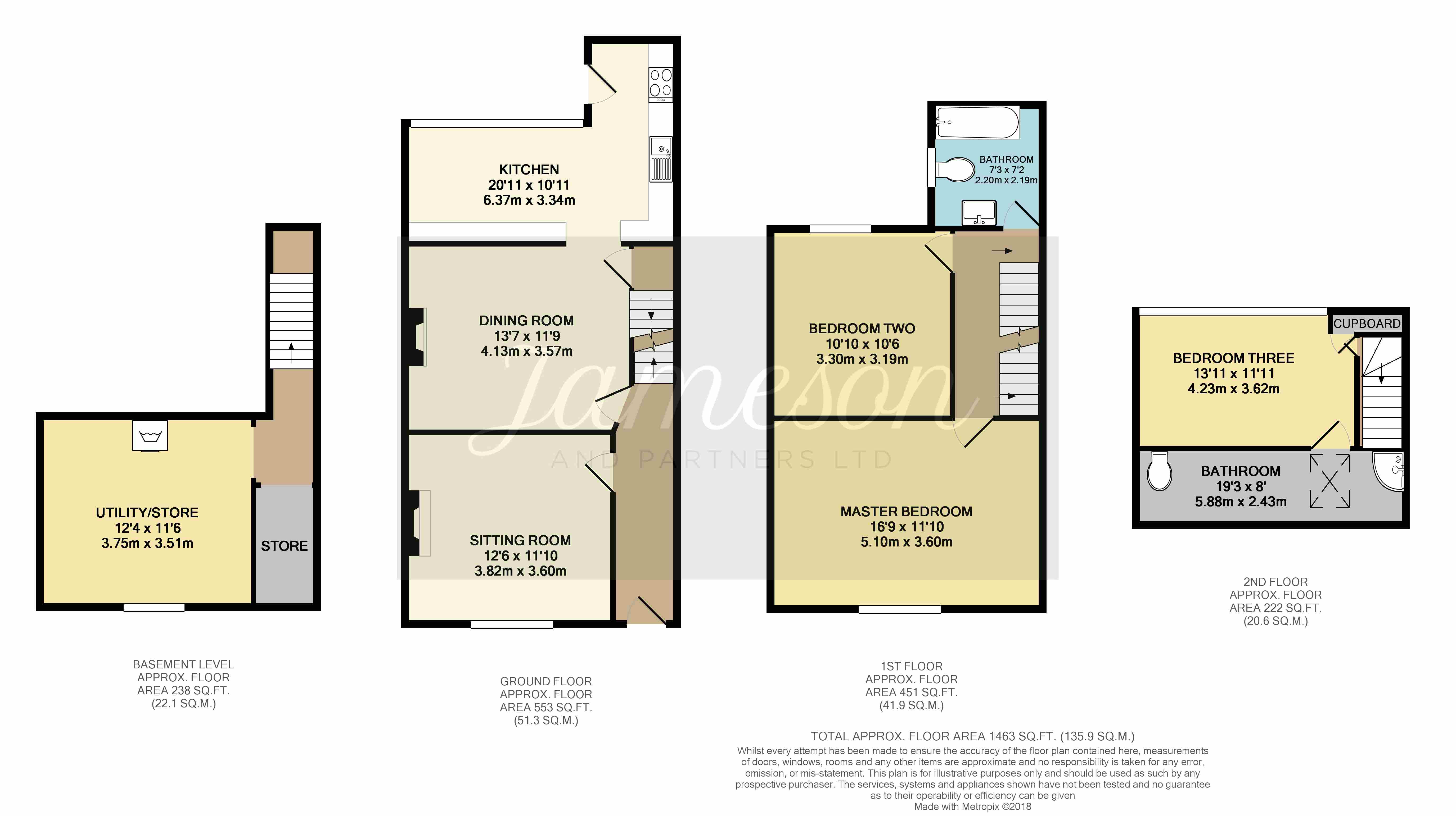 3 Bedrooms Terraced house to rent in Wellington Place, Altrincham WA14