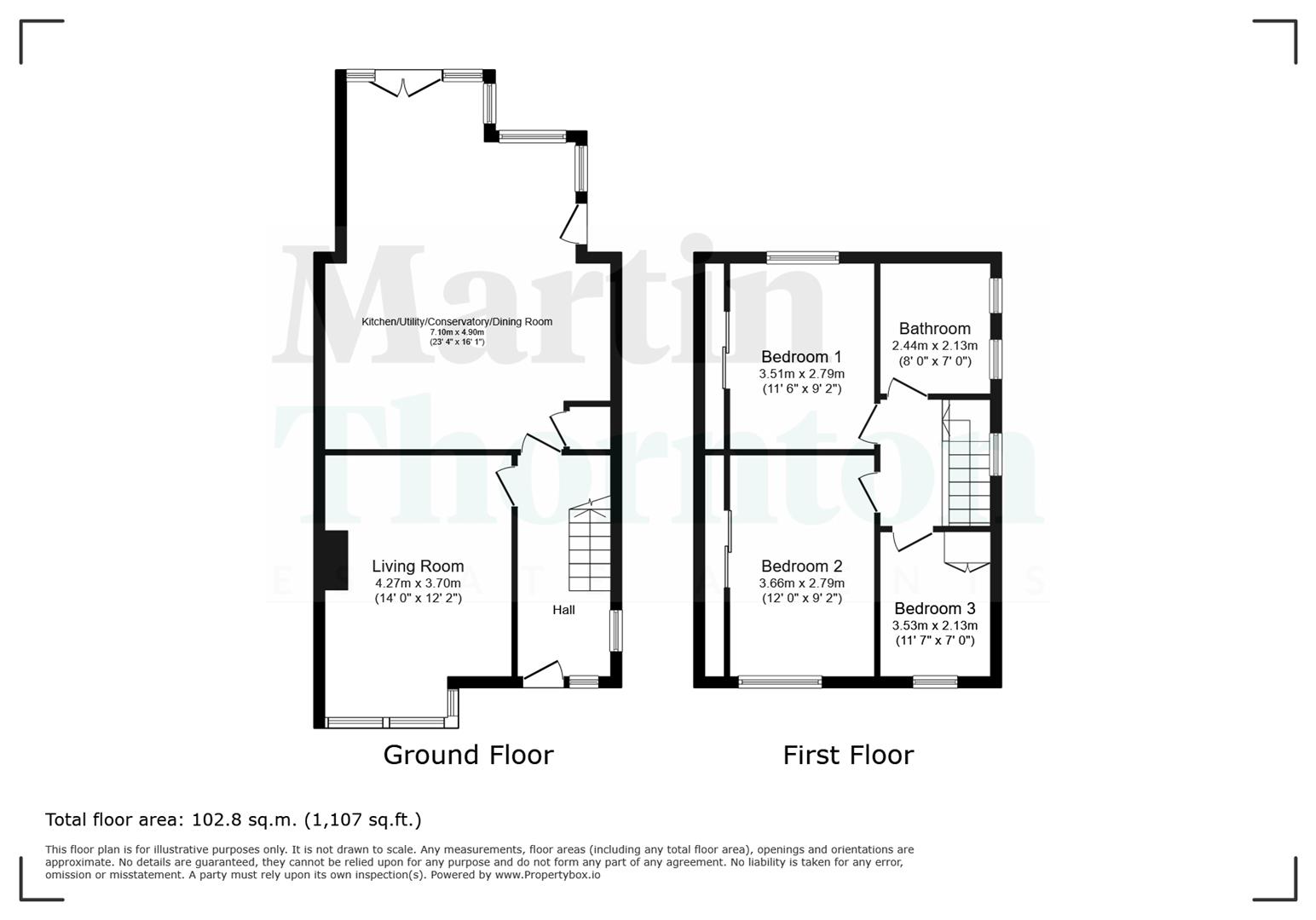 Roman Avenue, Huddersfield floorplan