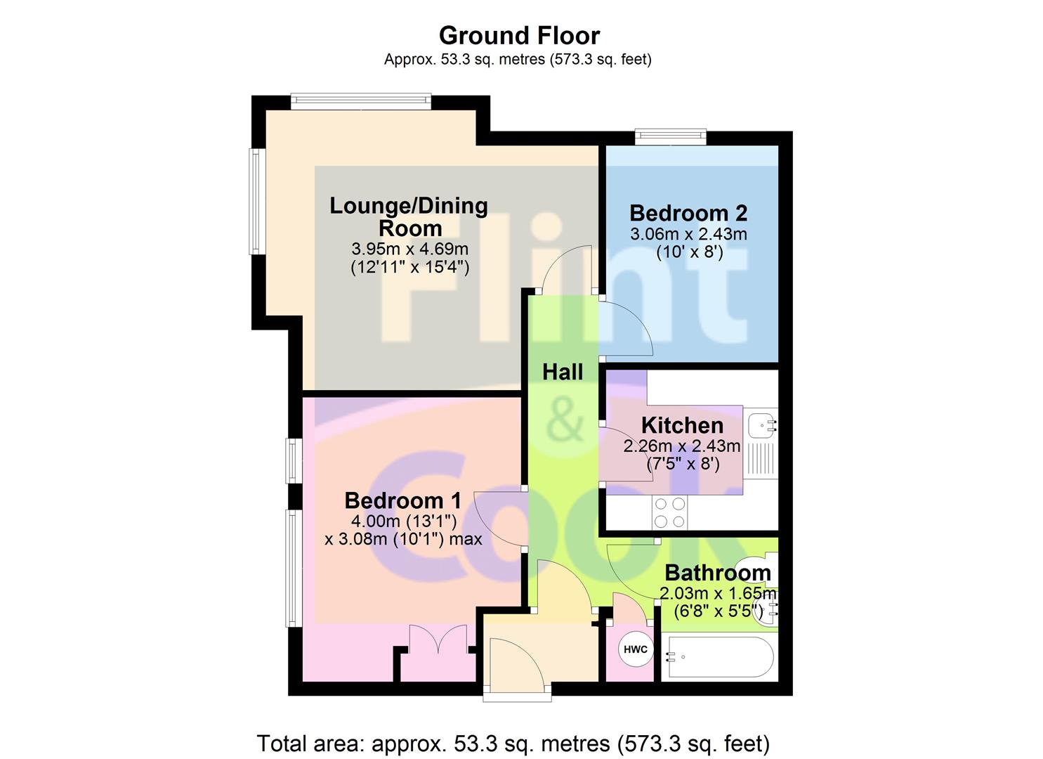 32, Huskinson Drive, Hereford floorplan
