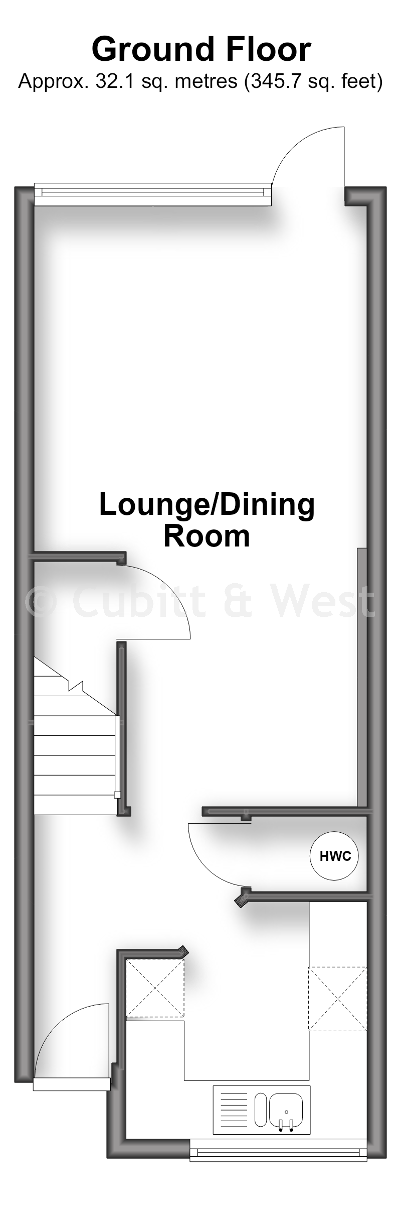 13, Hailey Place, Cranleigh floorplan