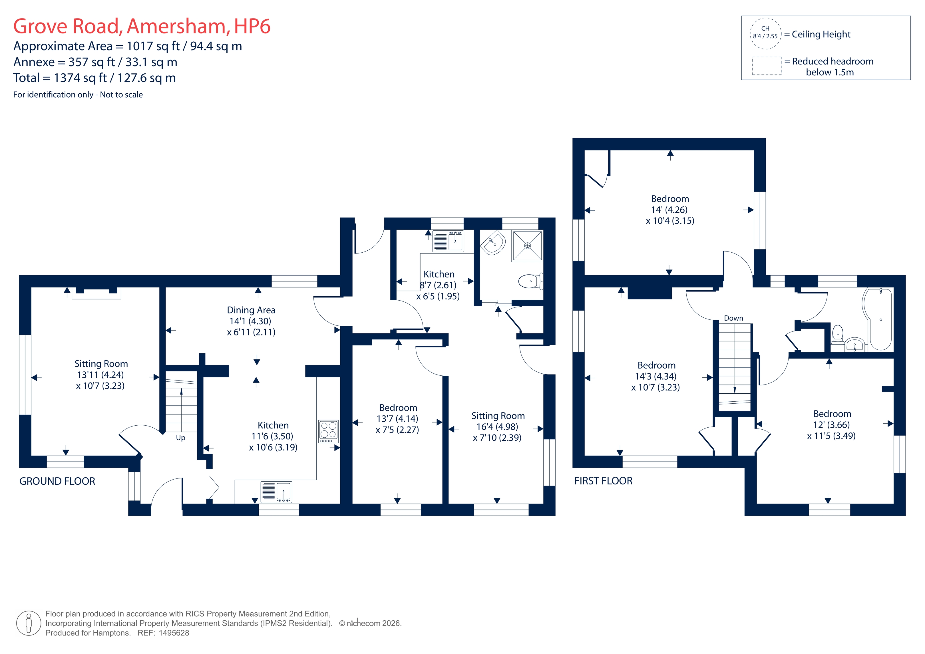 44, Grove Road, Amersham floorplan
