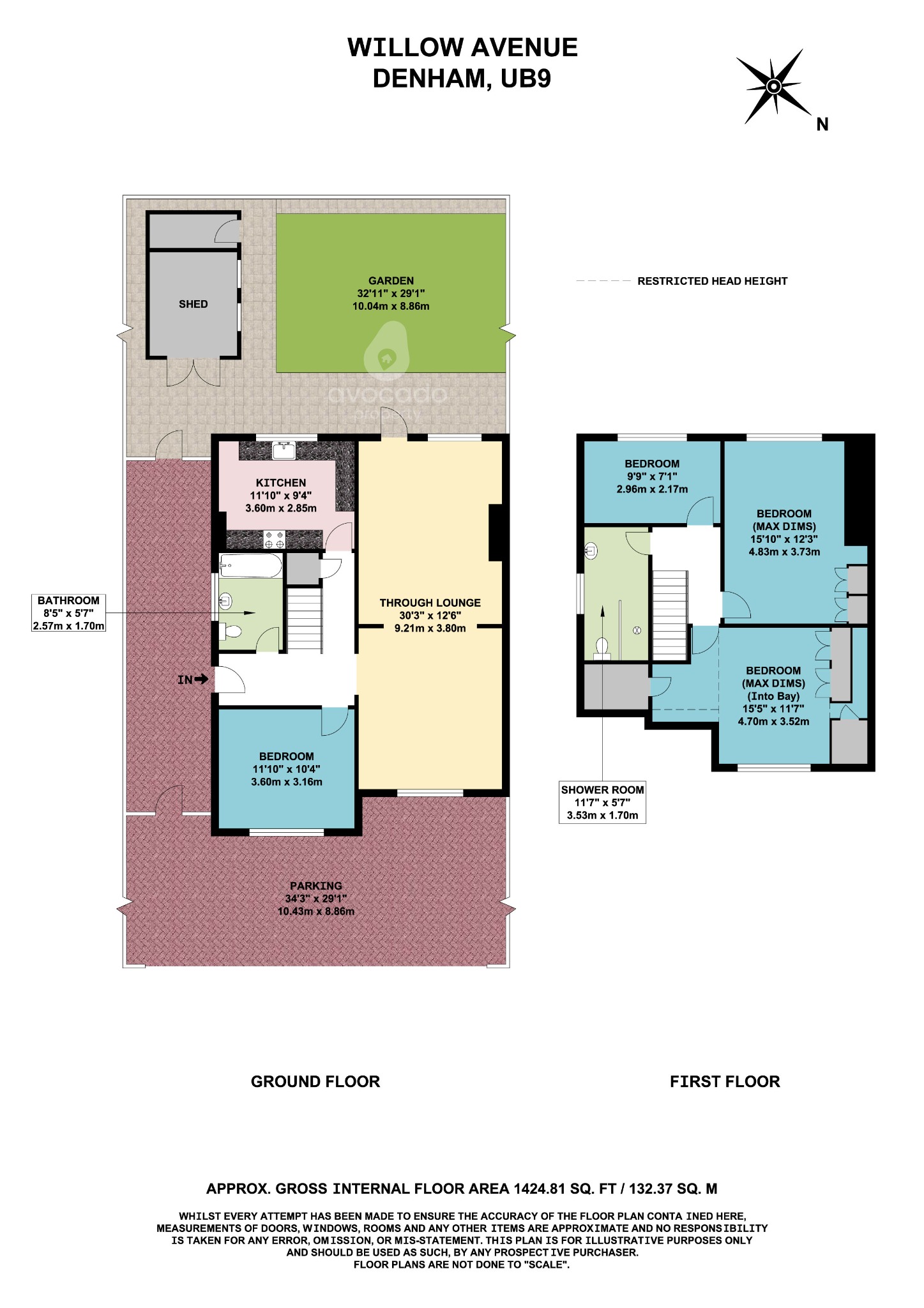 3a, Willow Avenue, Uxbridge floorplan