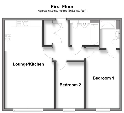 Station Road North Southwater, Horsham floorplan