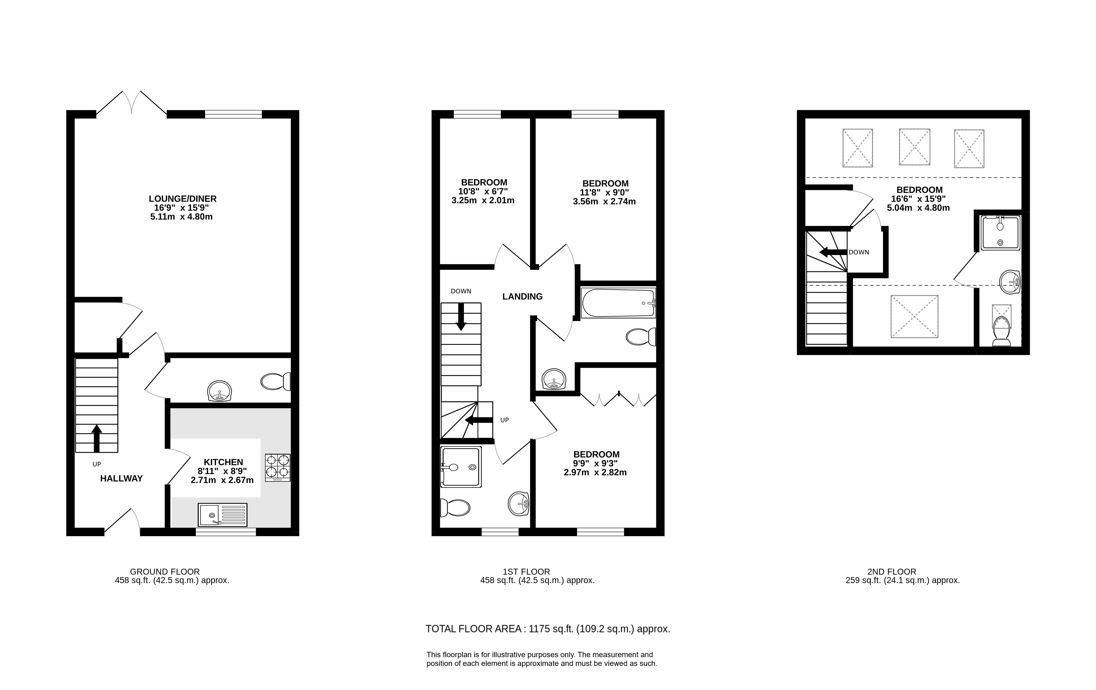 79, Campion Road, Hertfordshire floorplan
