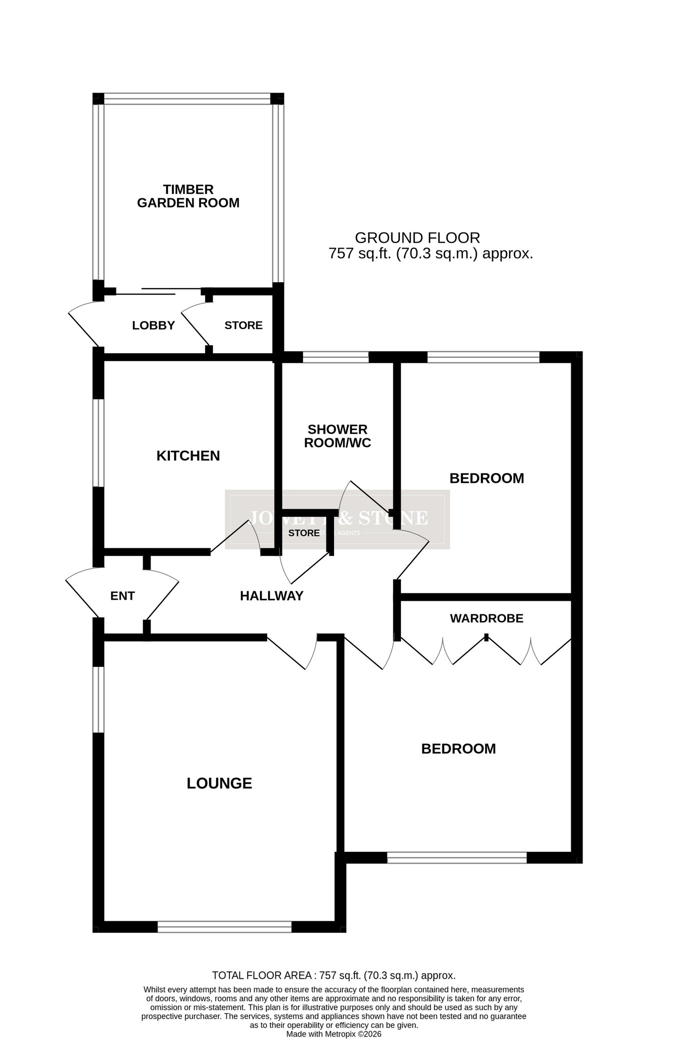 10, Ridley Close, Leicester floorplan