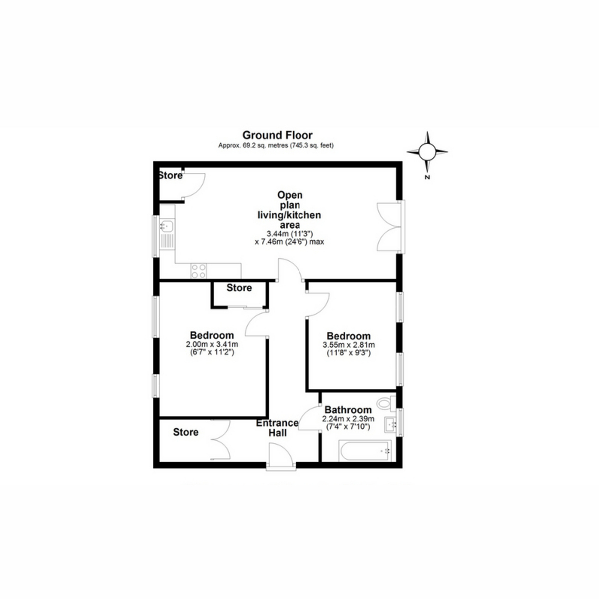 3, Robert McCarthy Place, Beaulieu Chelmsford floorplan