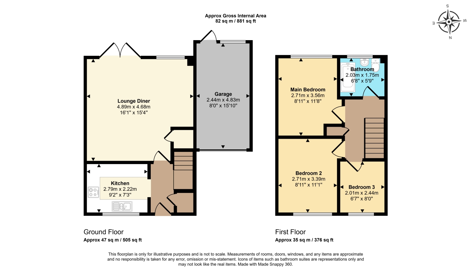 Burwell Meadow, Witney floorplan