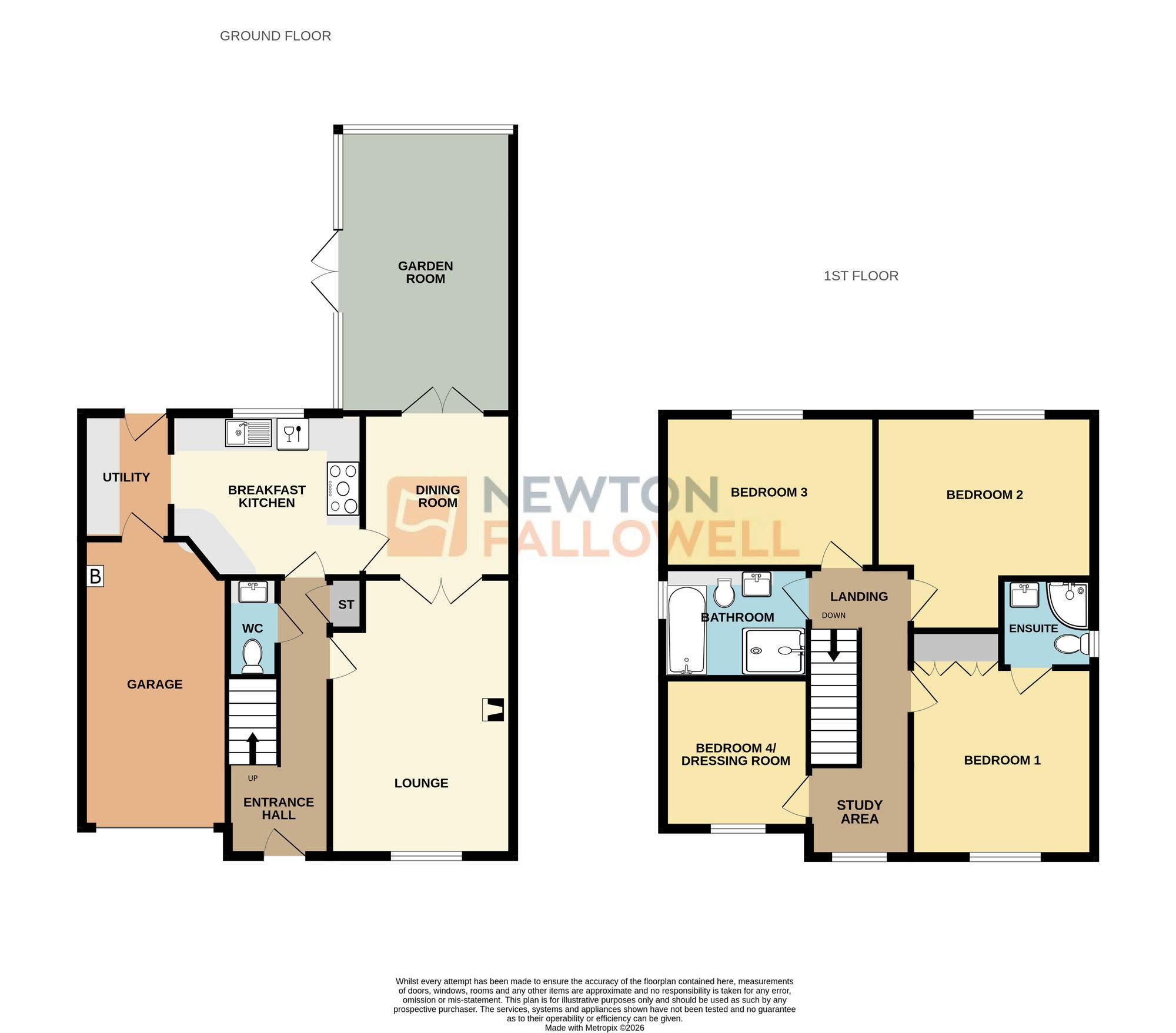 17 Mead Way, Newark floorplan
