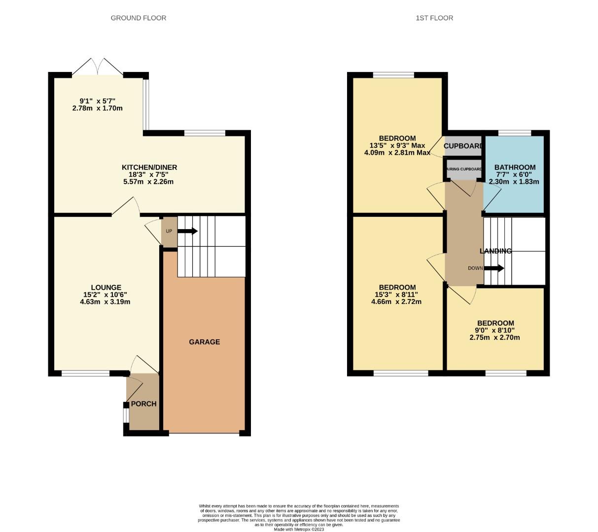 Oathill Close, Brixworth, Northampton NN6, 3 bedroom end terrace house