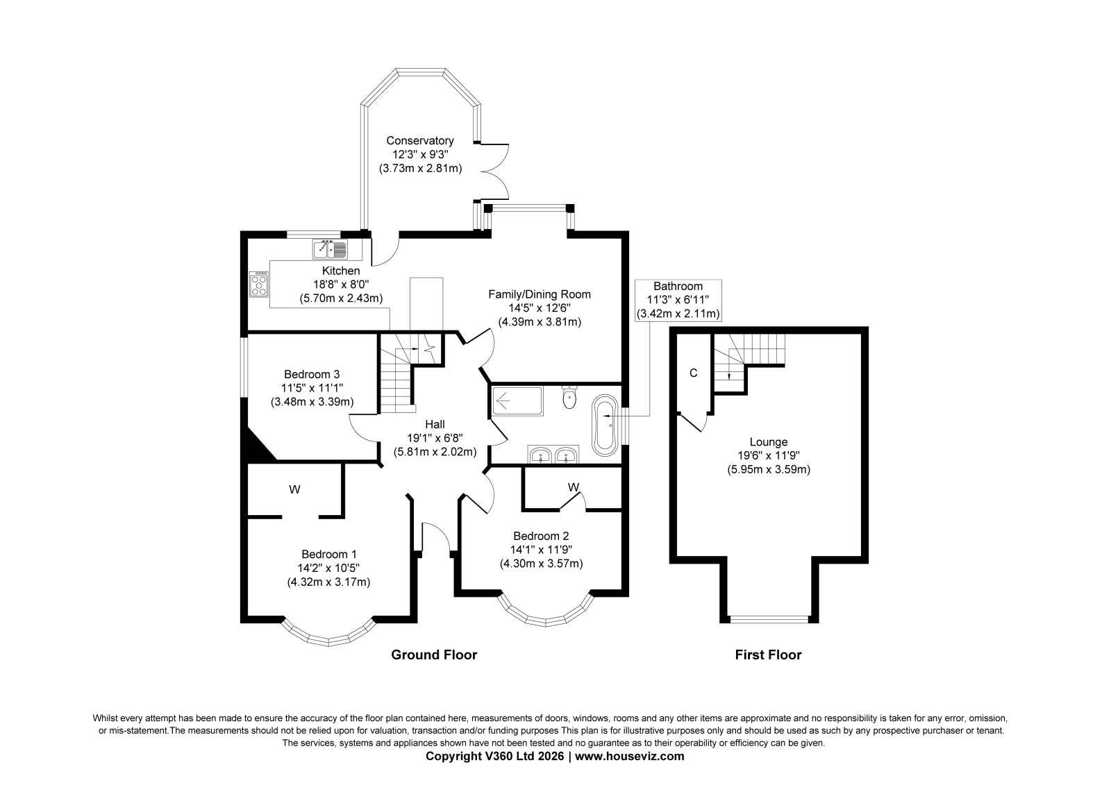 1, Whinhill Avenue, Largs, KA30 floorplan